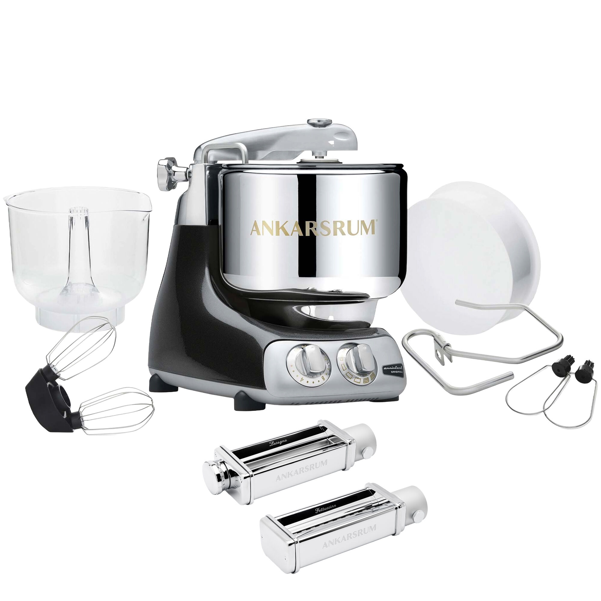 Ankarsrum Assistent Original Akm 6230 Køkkenmaskine Og Pastakit  Black Diamond