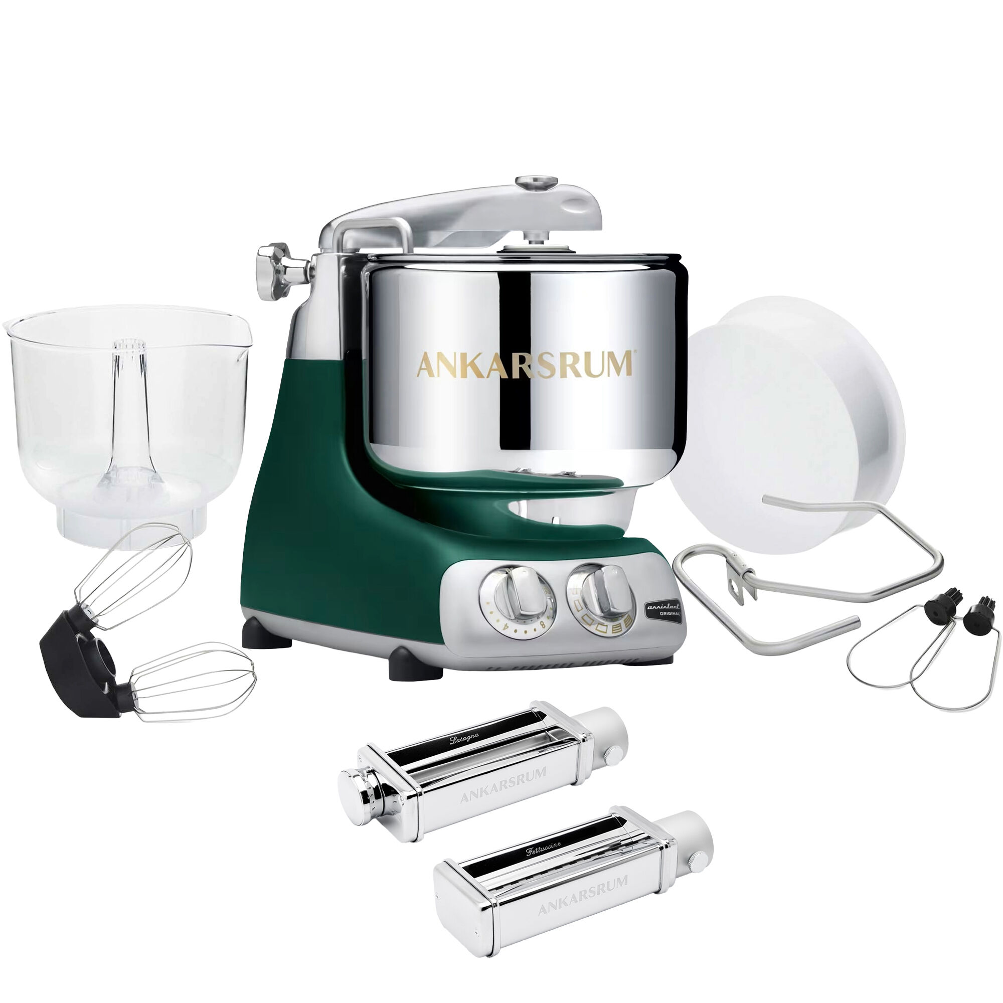 Ankarsrum Assistent Original Akm 6230 Køkkenmaskine Og Pastakit  Forest Green
