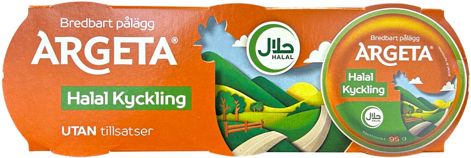 Argeta Kyllingepostej Halal 3x95
