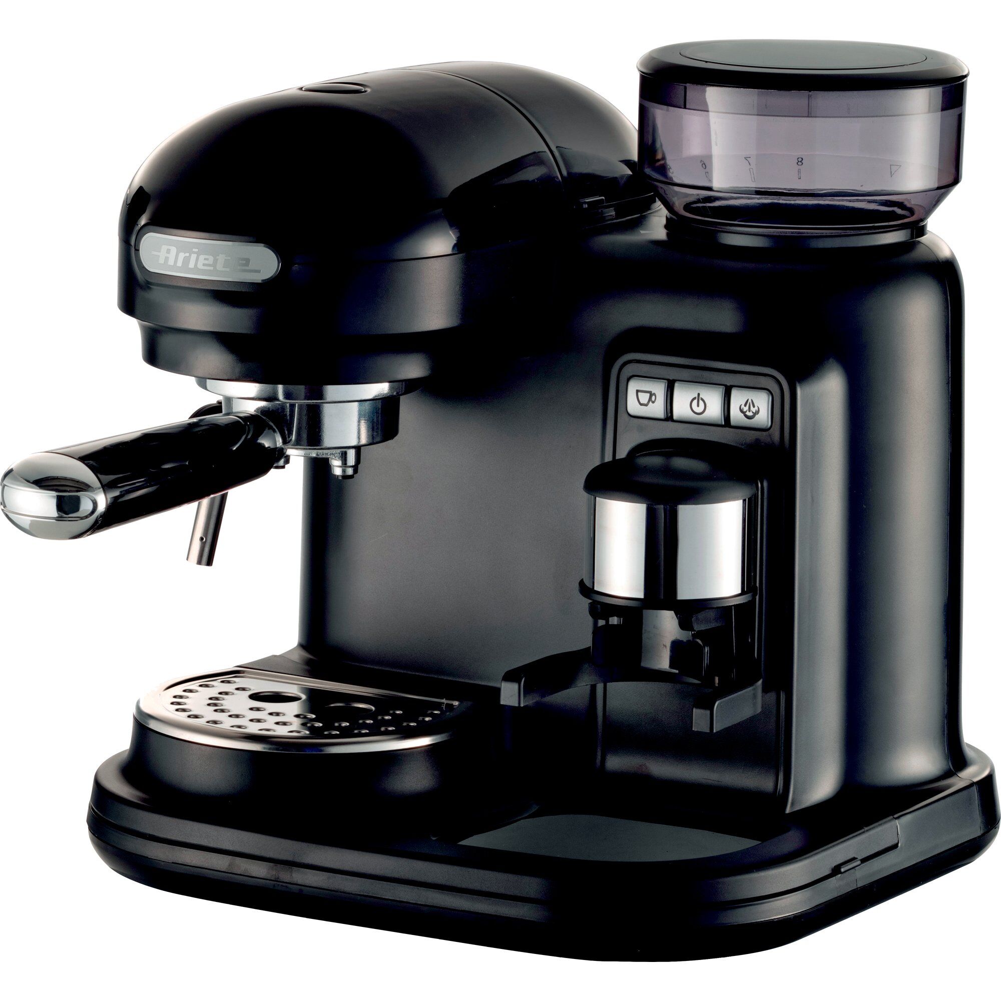 Ariete Moderna Espressomaskine Med Kaffekværn  Sort