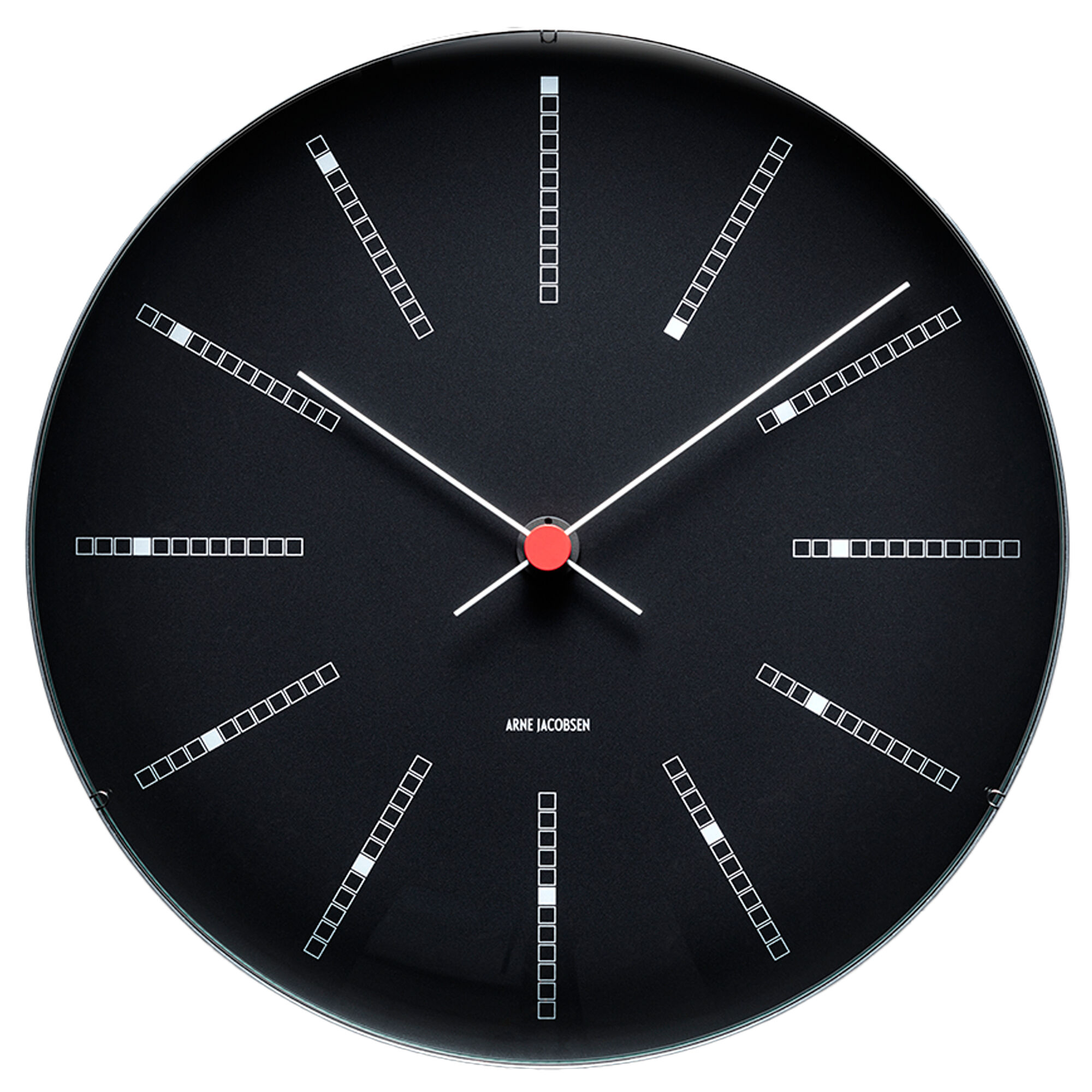 Arne Jacobsen Bankers Vægur 29 Cm  Sort
