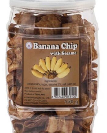 Banan Sesam Chips 150