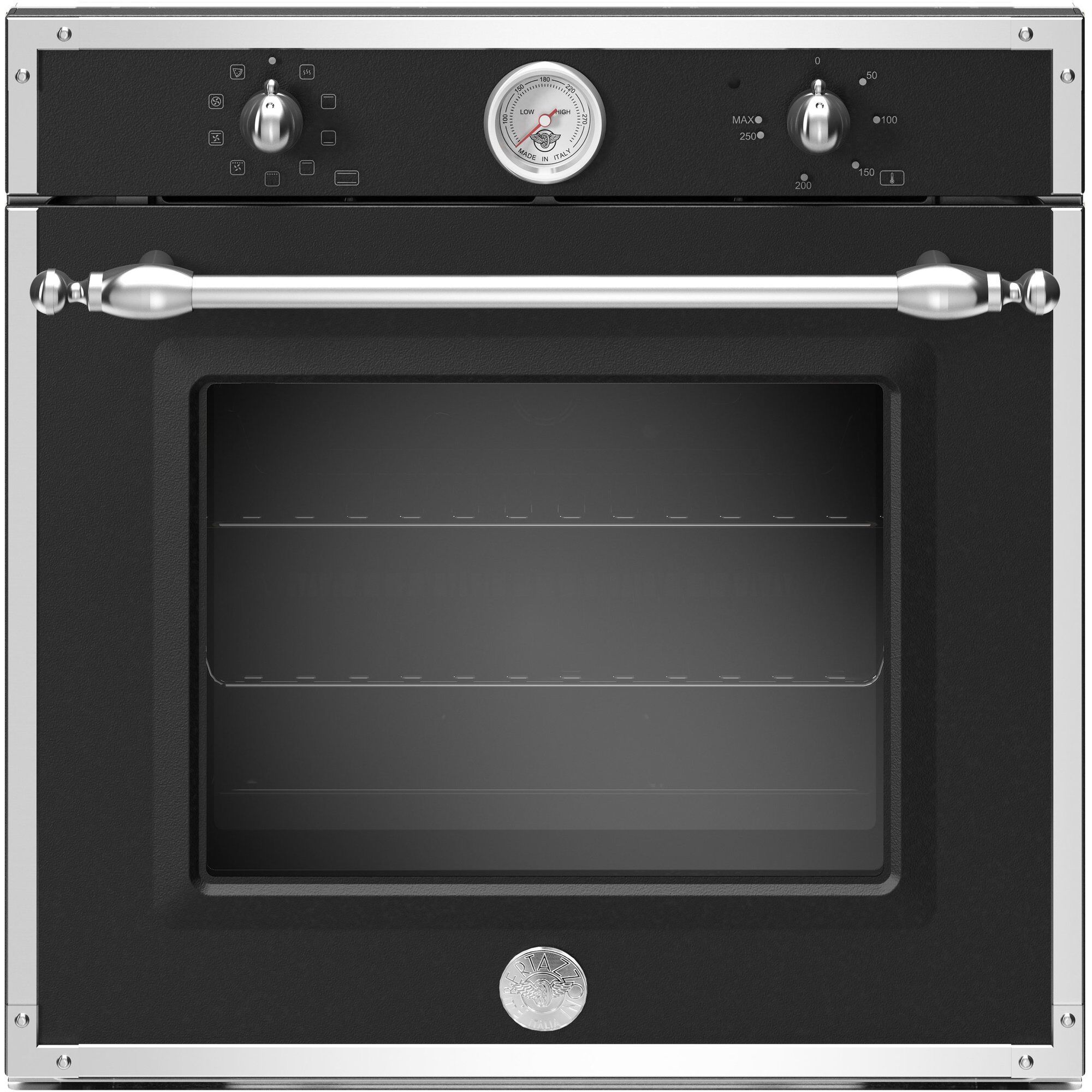 Bertazzoni F609herekt Heritage Indbygget Ovn Sort 60 Cm