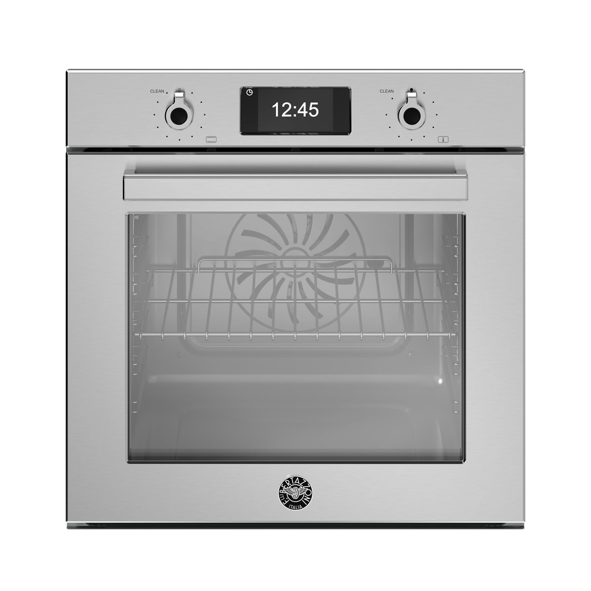 Bertazzoni Fpro6117ptx3 Professional Varmluftsovn Med Pyrolyse 80 Liter  Rustfrit Stål