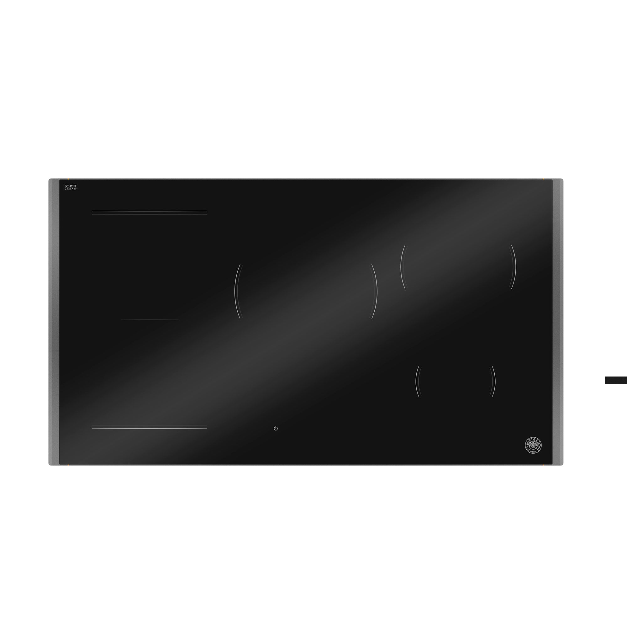 Bertazzoni P905i1m30cp Premium Induktionskogeplade 90 Cm Med Carbonio-ram    Zoner