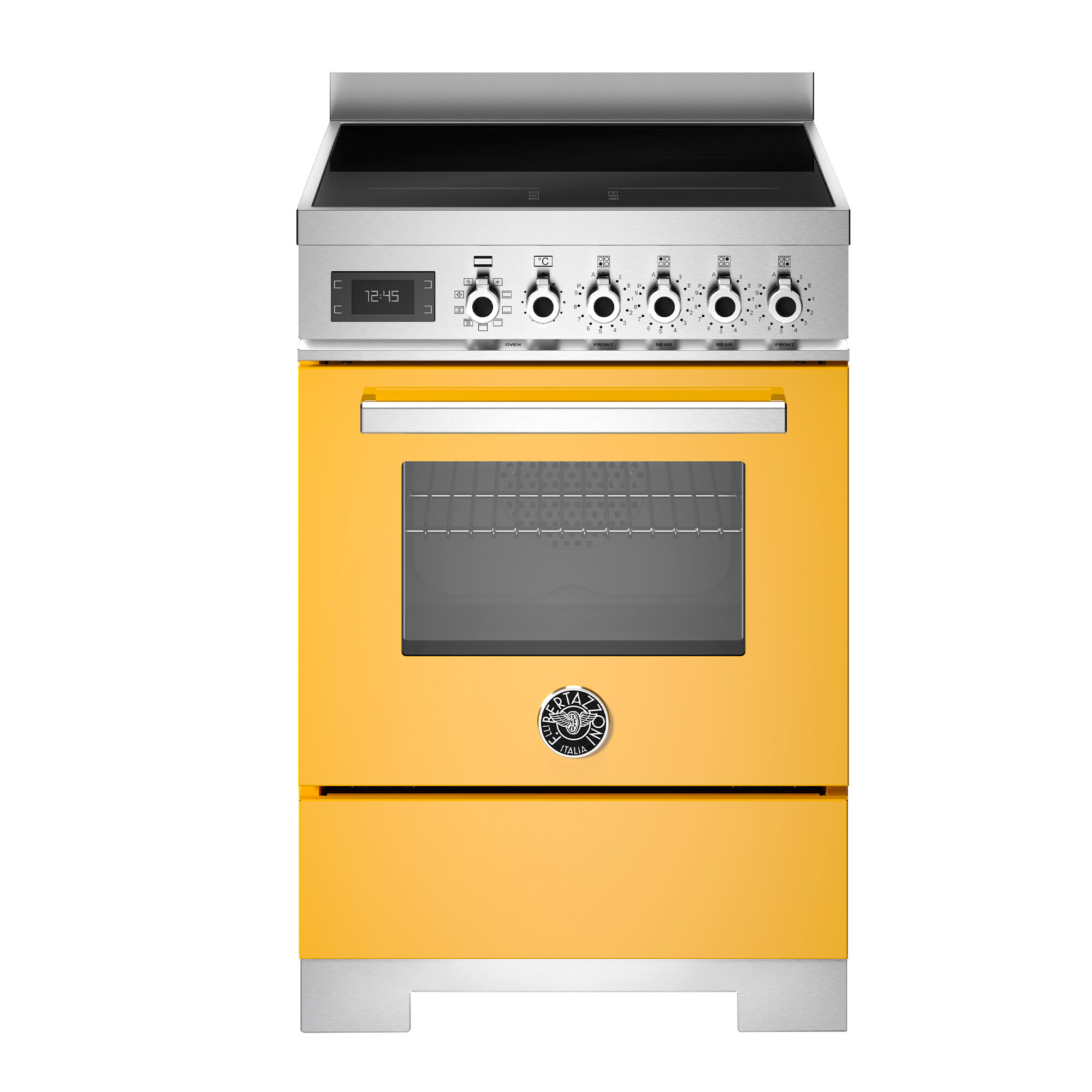 Bertazzoni Pro64i1egit2 Professional Induktionskomfur 60 Cm Med   Zoner Og    Gul