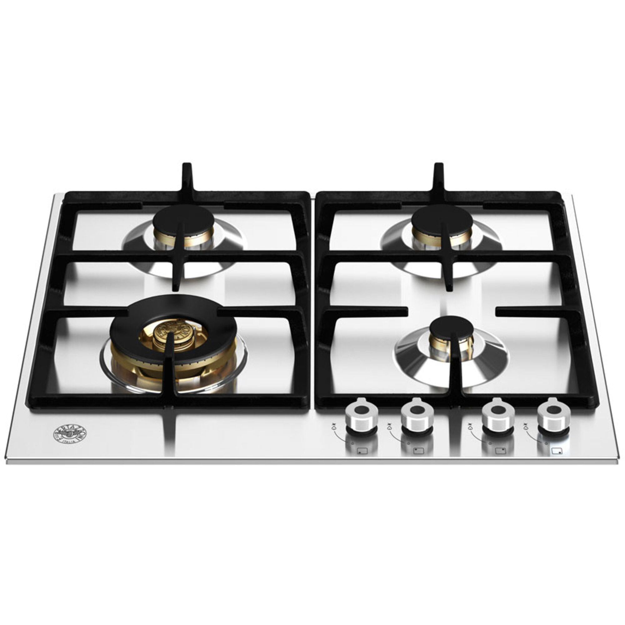 Bertazzoni Professional P604lprox Gaskogeplade   Brændere  Rustfrit Stål 60 Cm