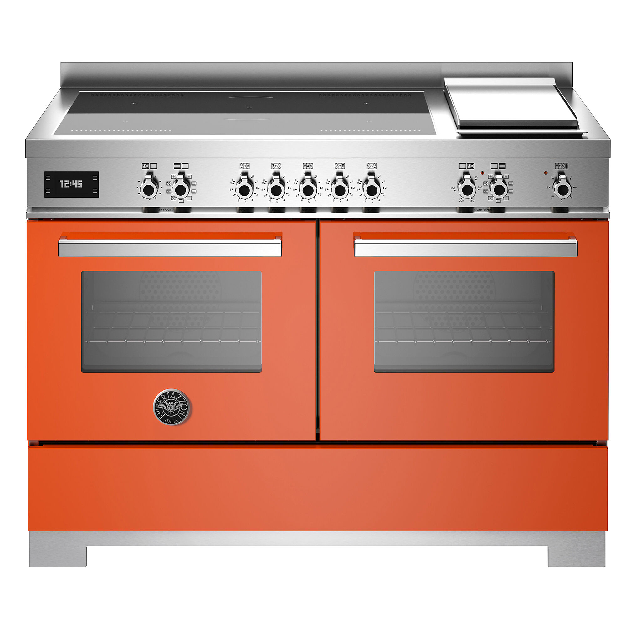 Bertazzoni Professional Pro125i2eart2 Induktionskomfur 120 Cm  Orange