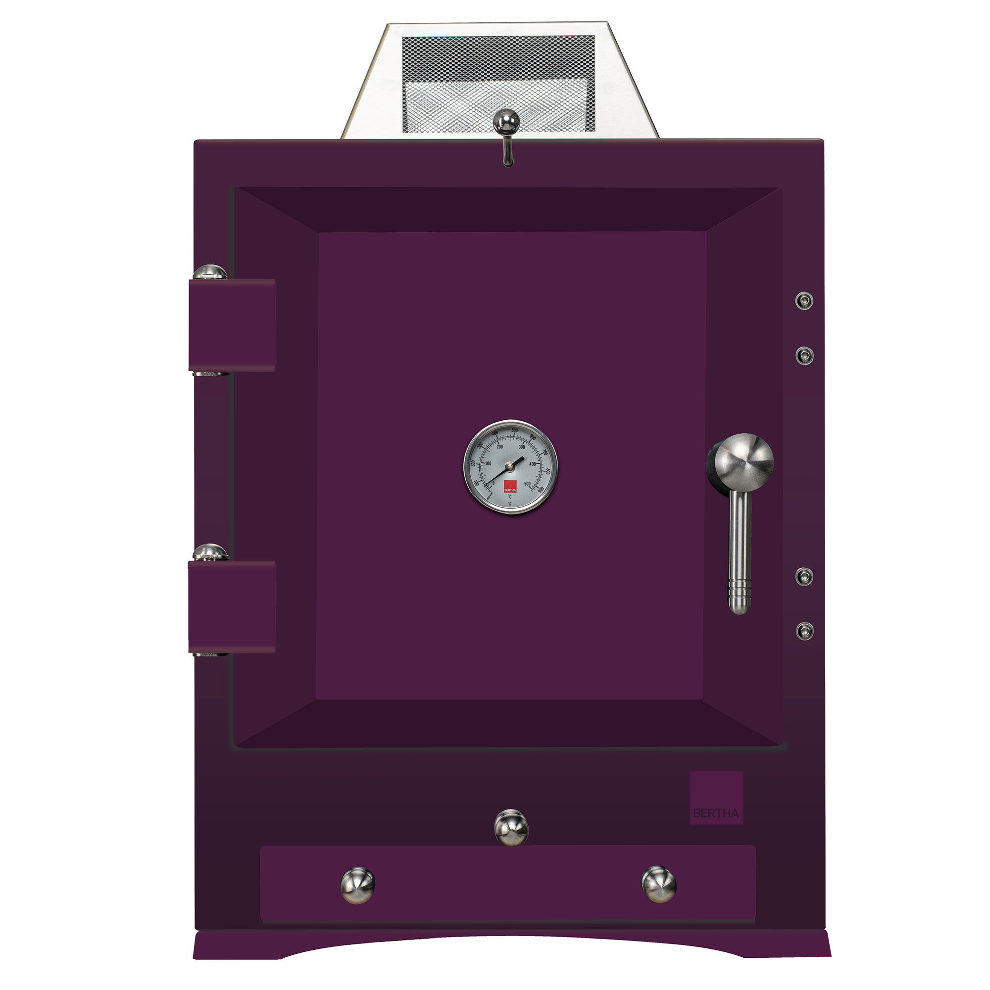Bertha Ovens Bertha Original Table Top Trækulsovn  Aubergine