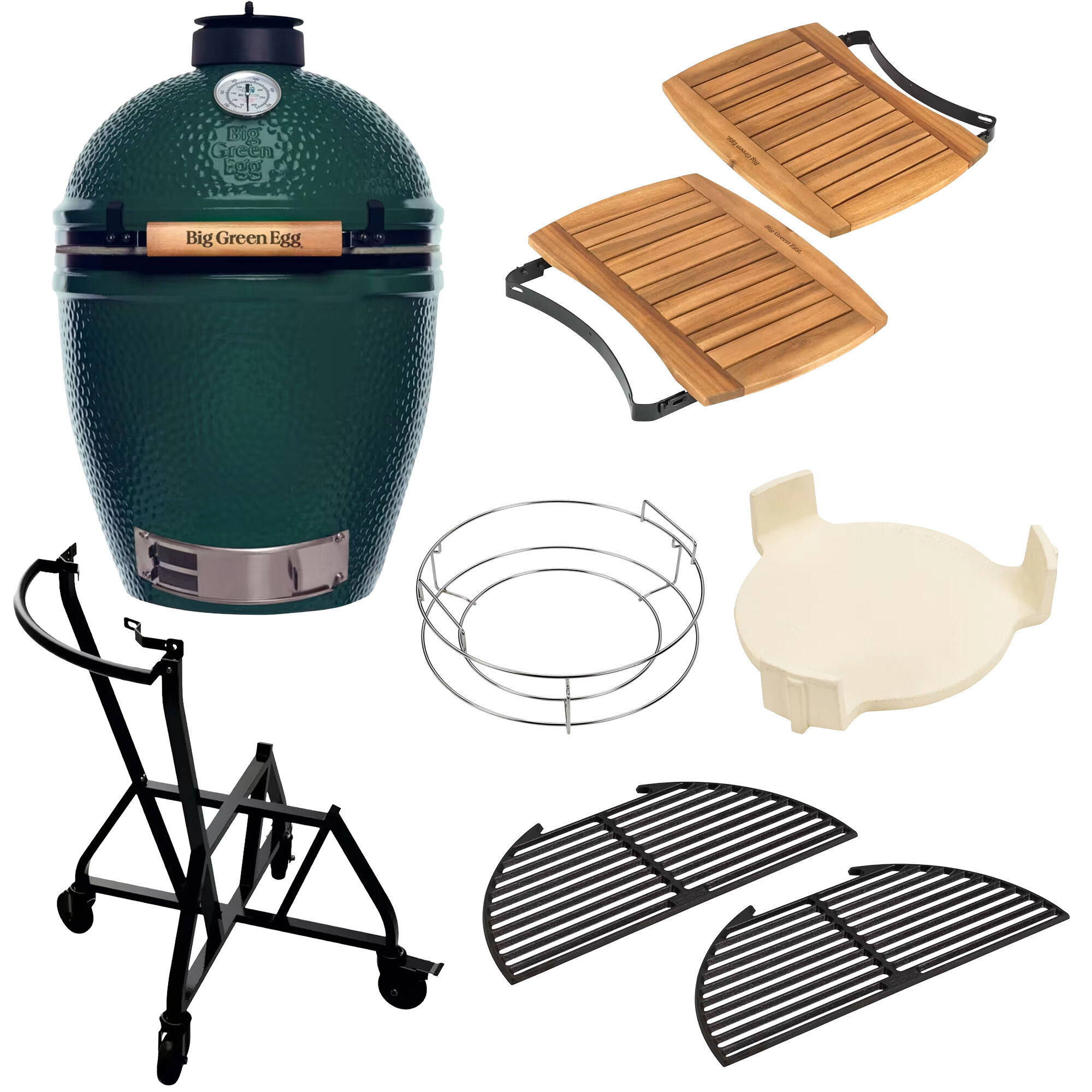Big Green Egg Kulgrill Large Masterset Med Sidebord