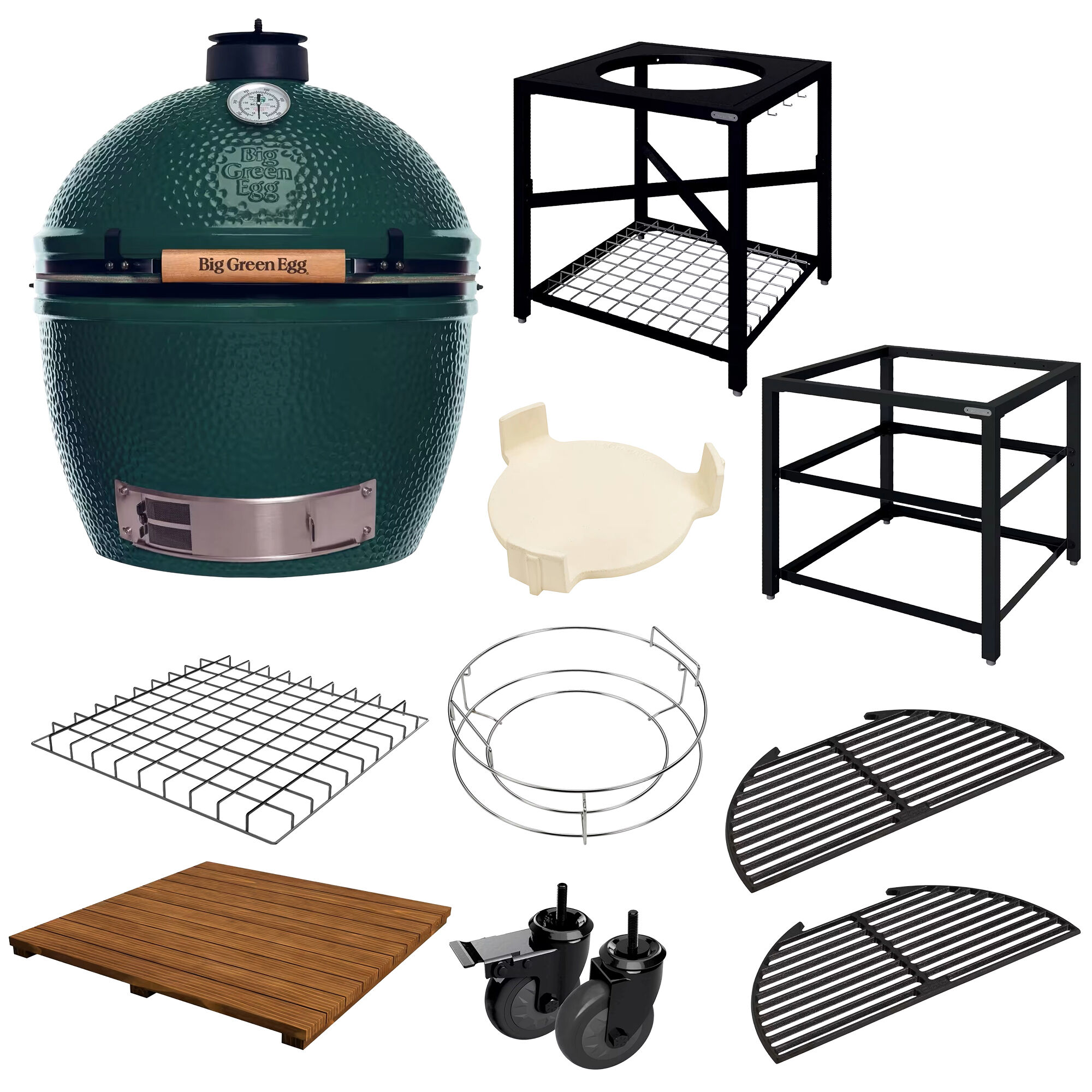 Big Green Egg Kulgrill   Med Udekøkken