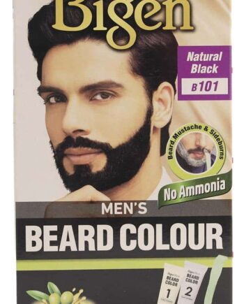 Bigen Men   Beard Colour Natural Black B101