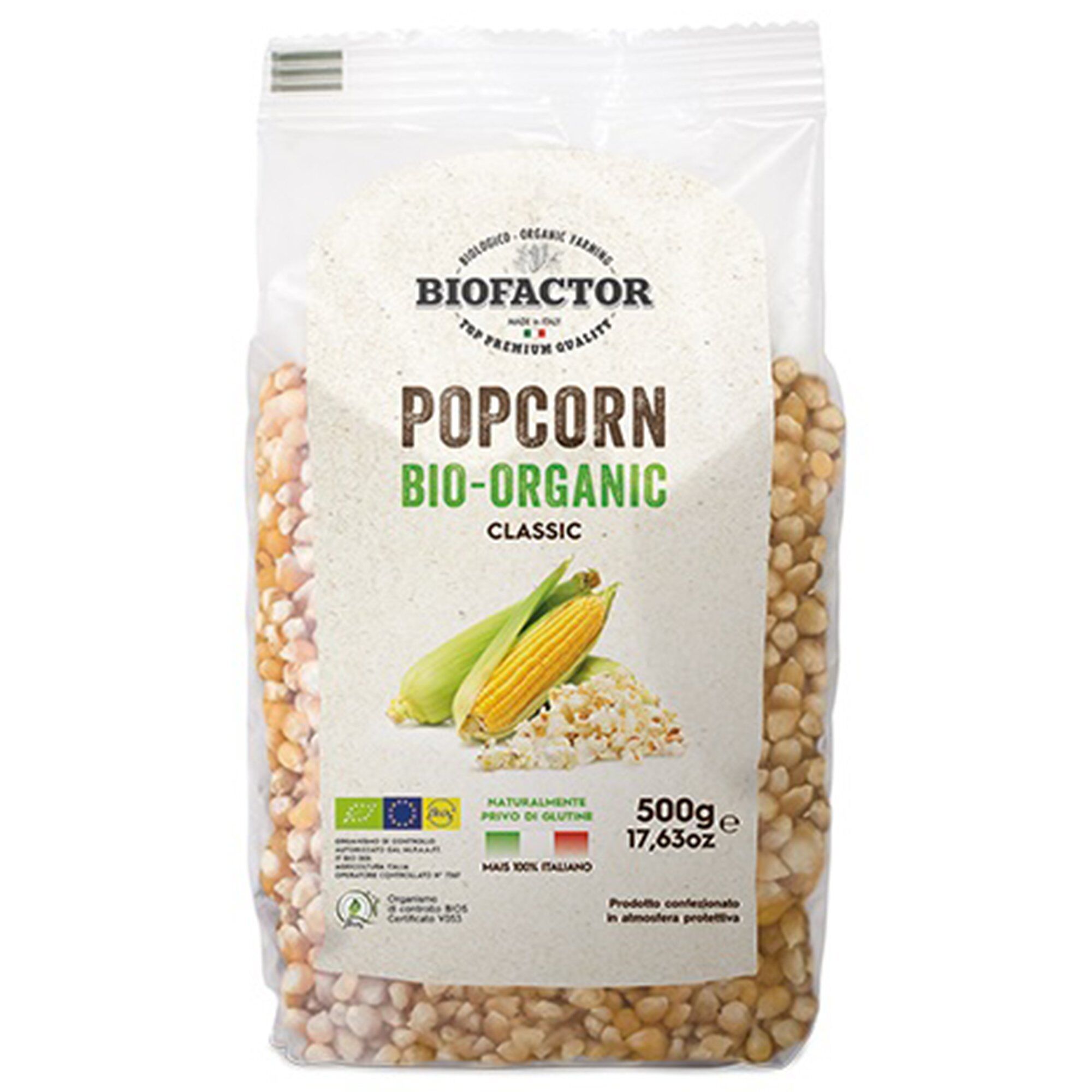 Biofactor økologiske Popcorn  500g