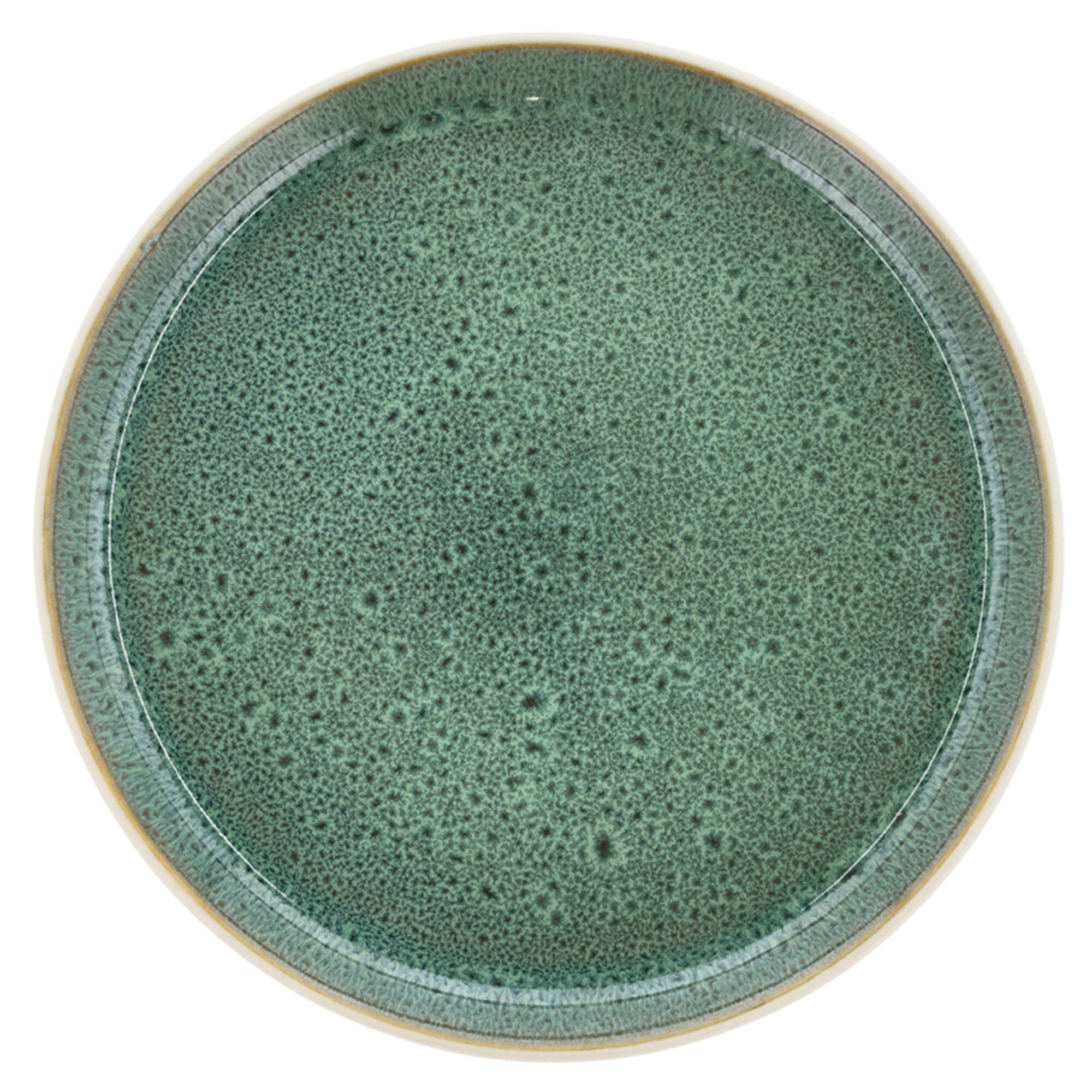 Bitz Gastro-assiet 21 Cm  Hvid Grøn