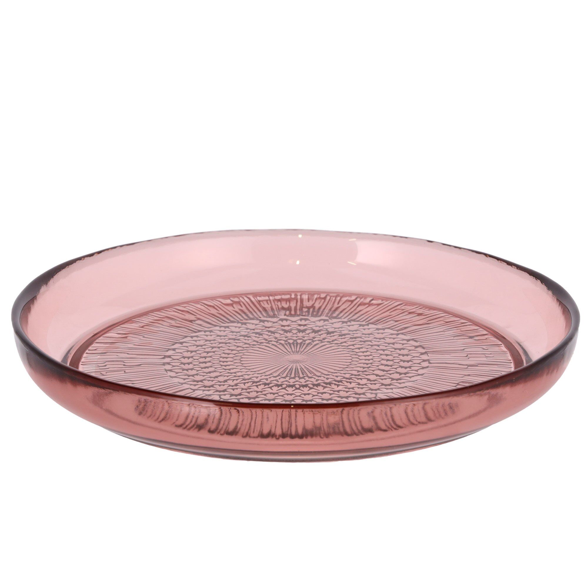 Bitz Kusintha Glastallerken ø18 Cm  Pink