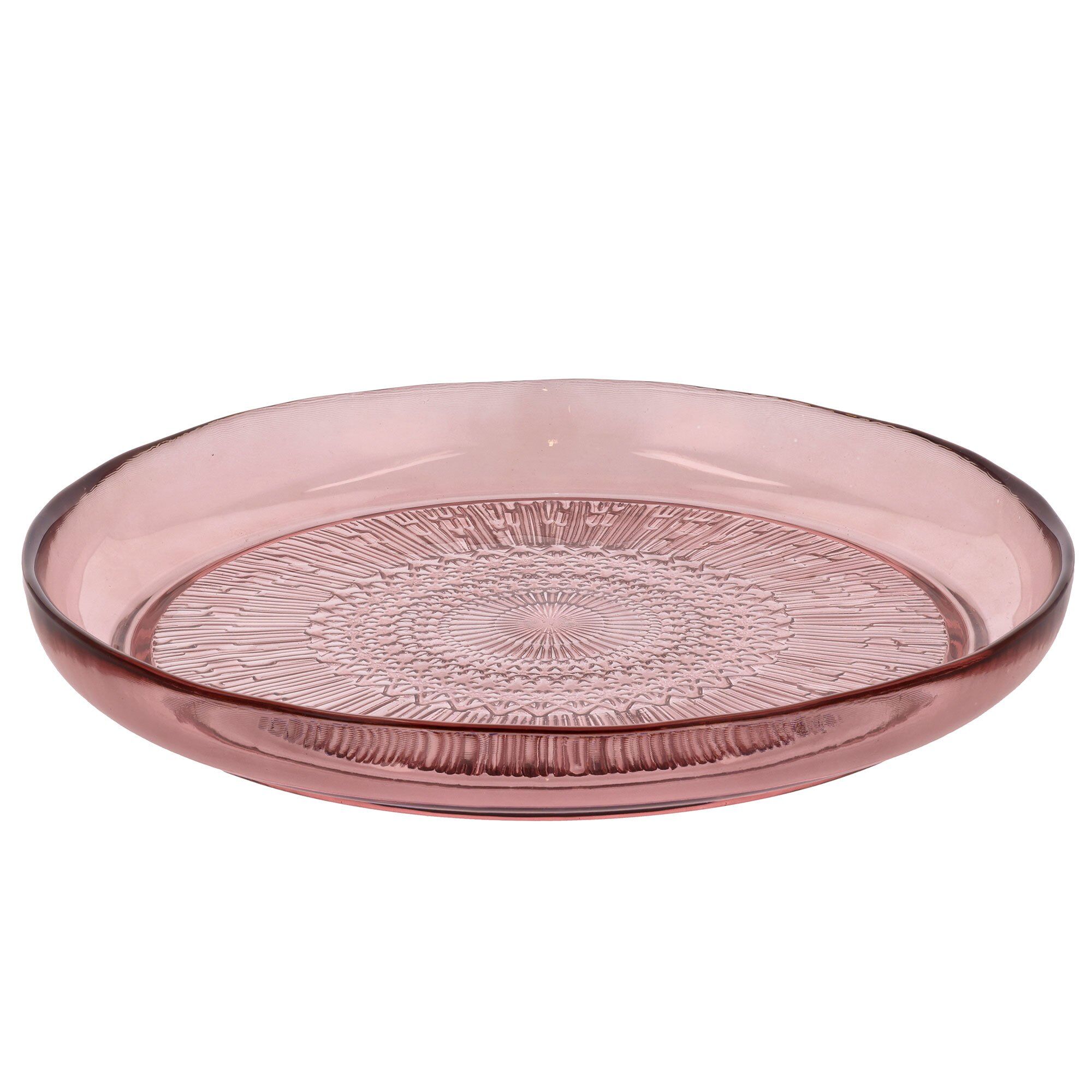 Bitz Kusintha Glastallerken ø25 Cm  Pink