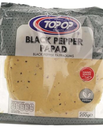 Black Pepper Papadums 200gr