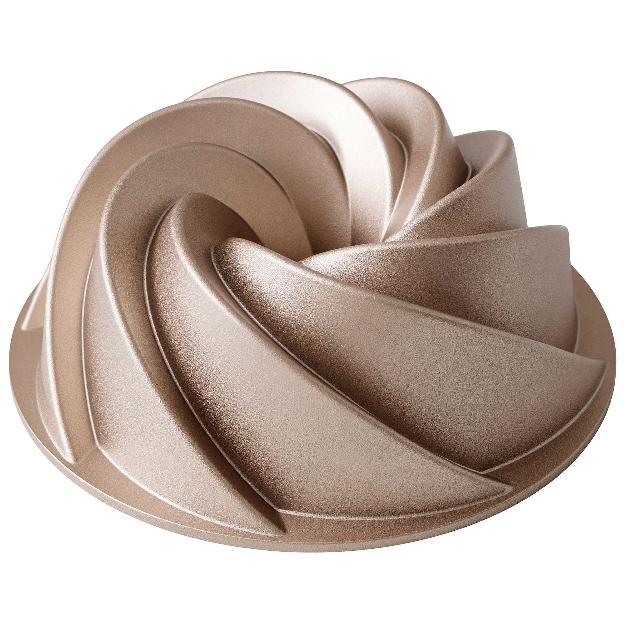 Blomsterbergs Swirl Kageform 24 Cm  Rosaguld