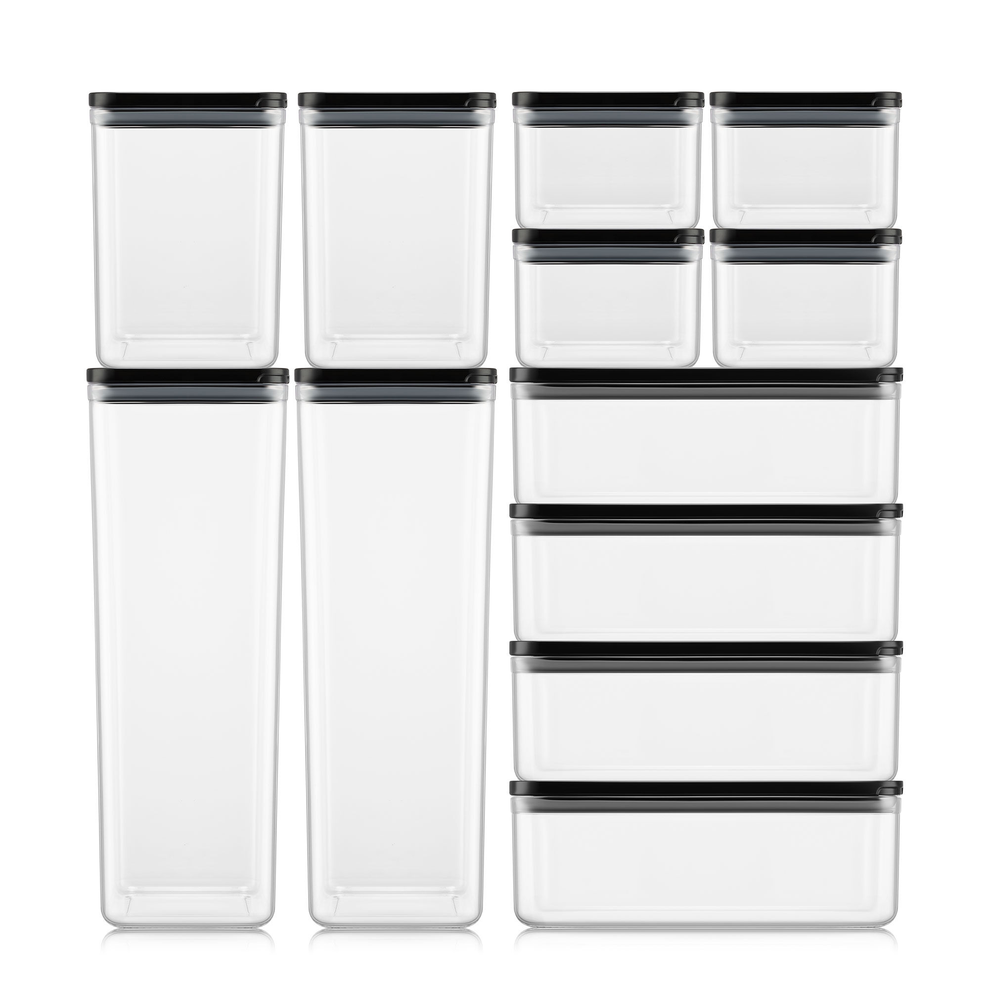 Bodum Canteen Opbevaringsbeholdere 12 Dele  Sort