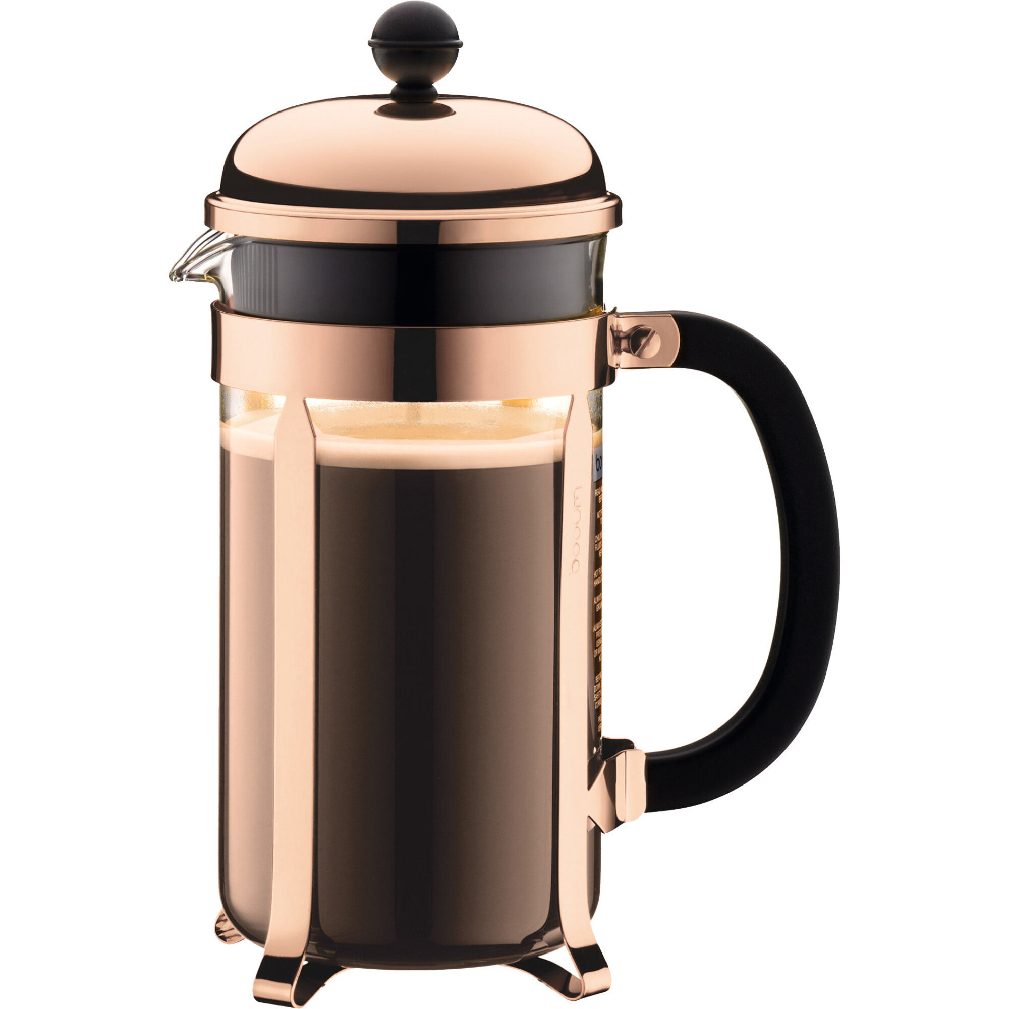Bodum Chambord Stempelkande Med Fod    Kopper  Kobber