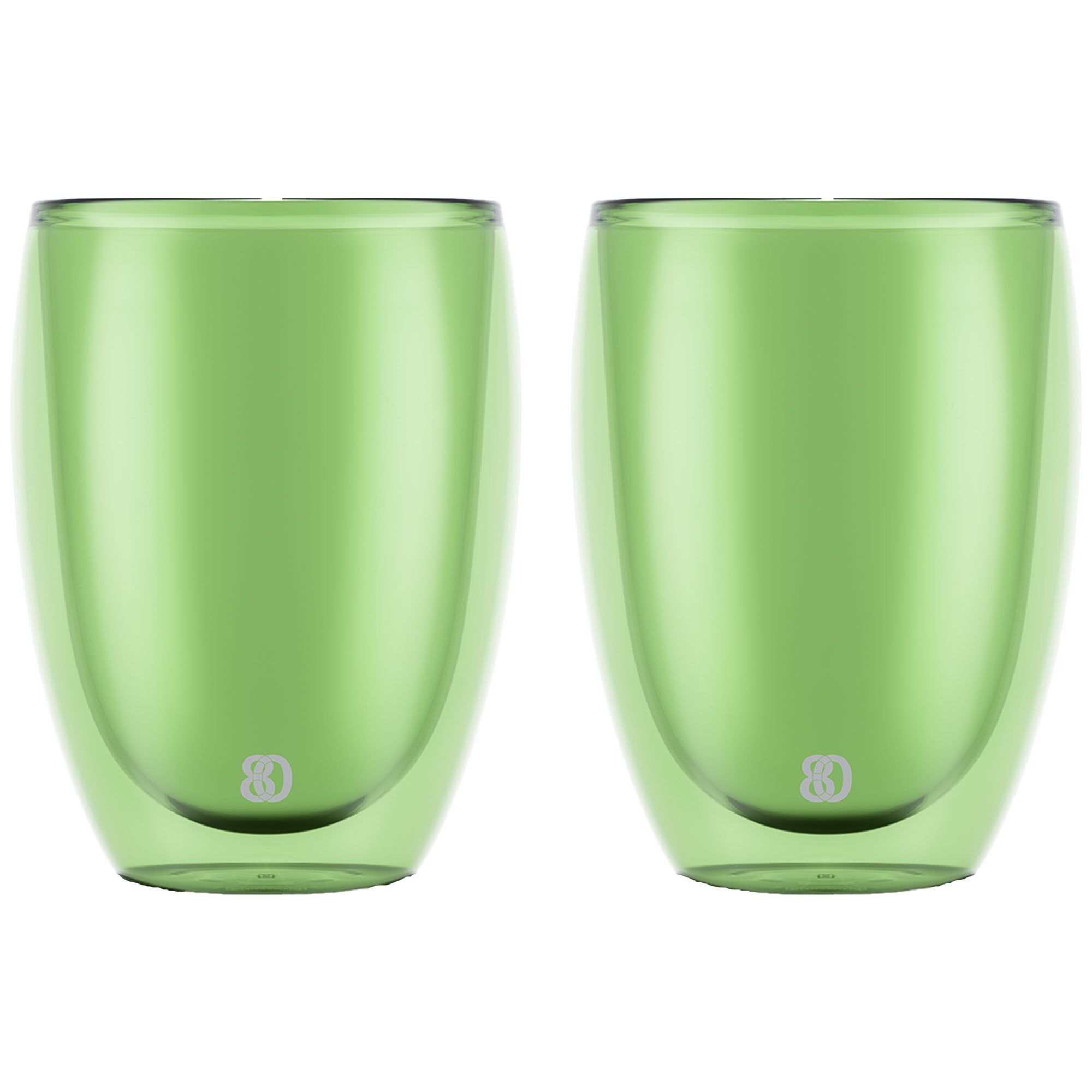 Bodum Pavina Dobbeltsidet Glas 35 Cl  Grøn    Stk