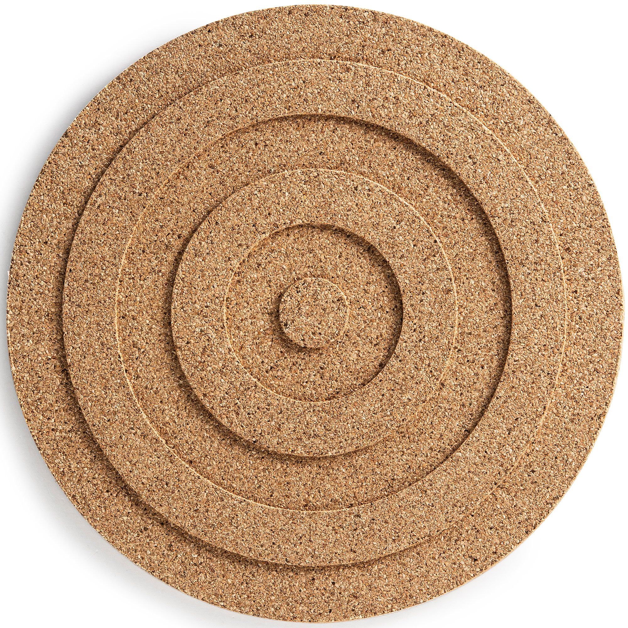 Born In Sweden Bordskåner Rund 21 Cm  Kork  Naturel