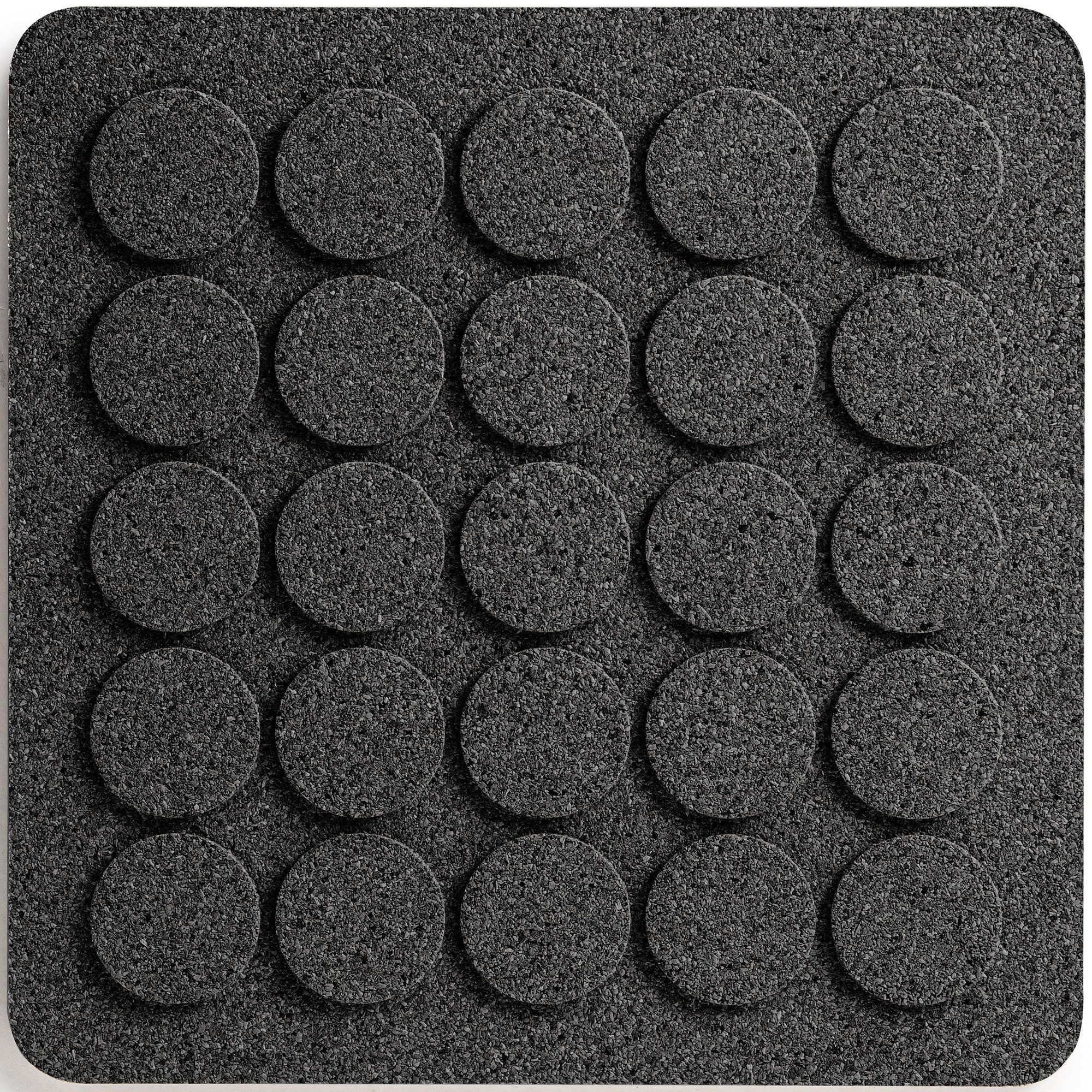 Born In Sweden Square Dots Bordskåner  20   20 Cm  Kork