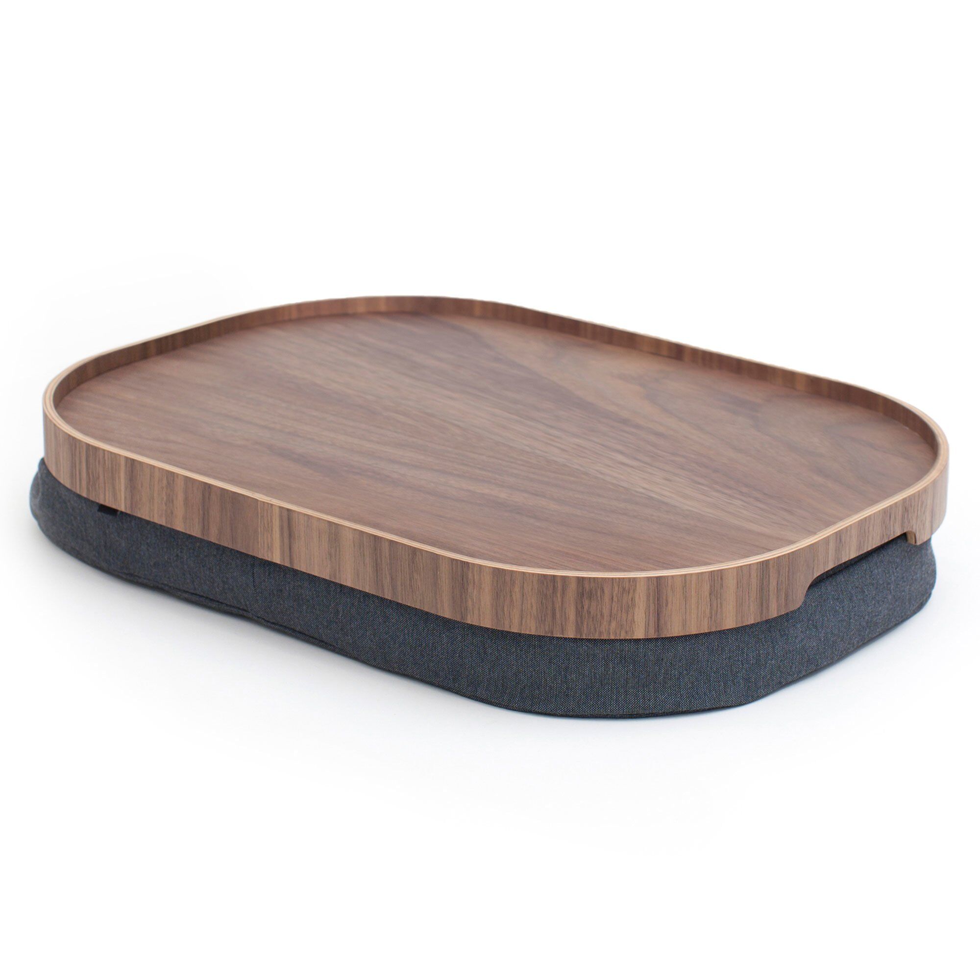 Bosign Curveline Serveringsbakke Anti-slip  Large  Valnød