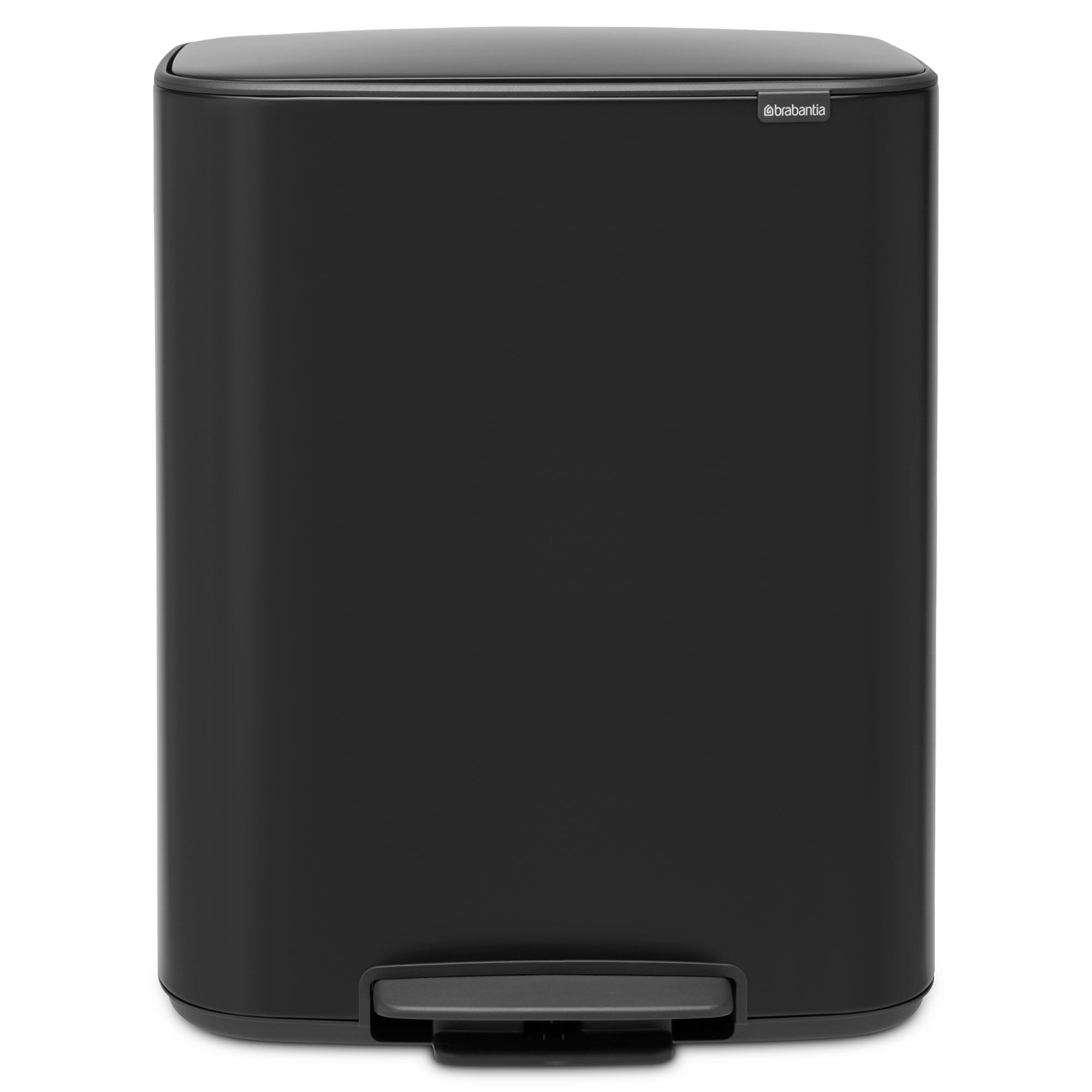 Brabantia Bo Pedalspand 60 Liter  Mat Sort