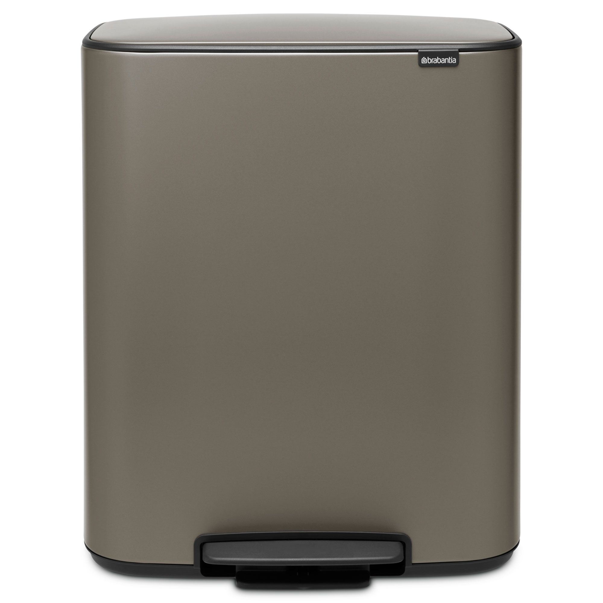 Brabantia Bo Pedalspand     30 Liter  Platinum