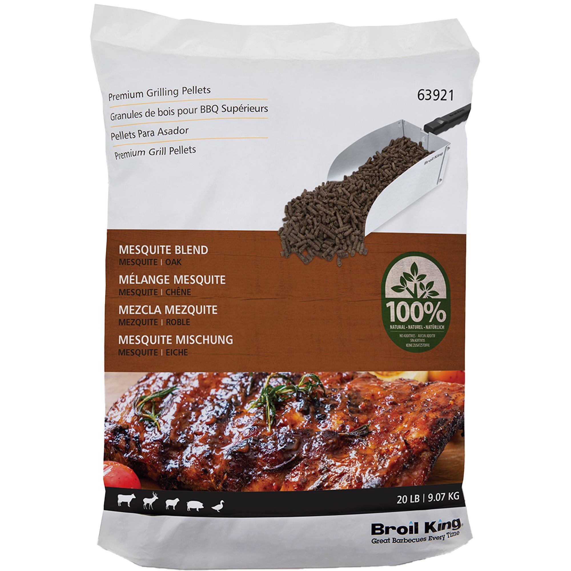 Broil King Træpiller   Kg  Mesquite Eg