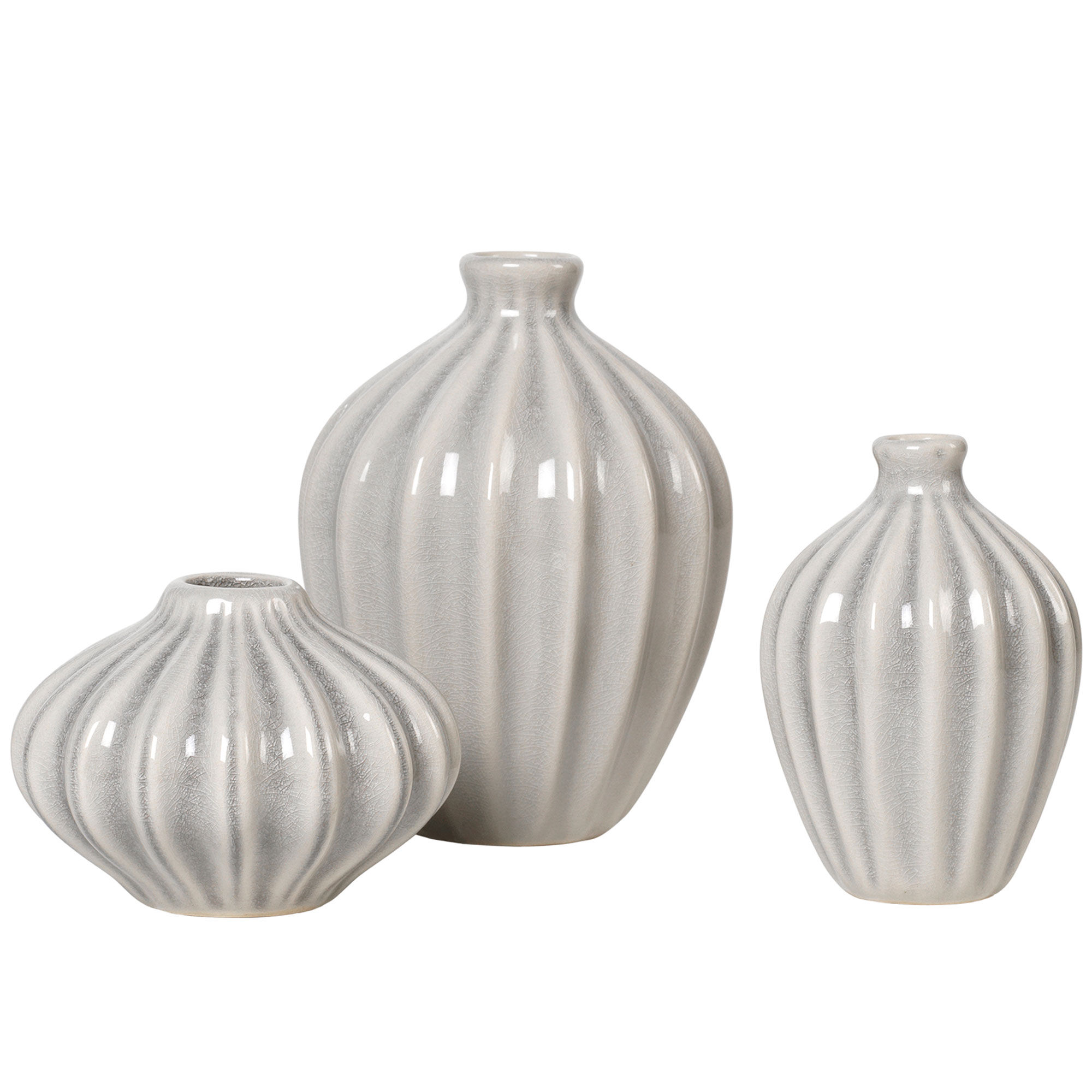 Broste Amalie Vase  Rainy Day Grey    Stk