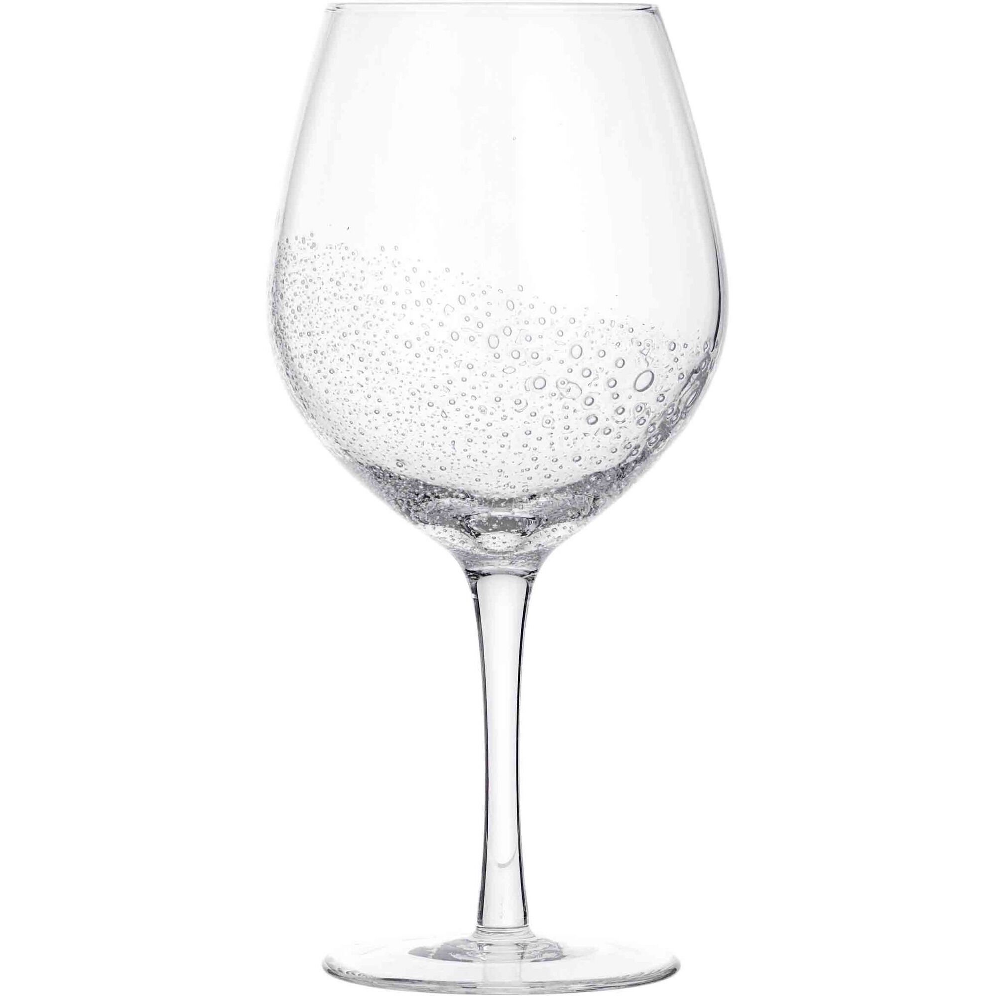 Broste  39 Bubble 39  Mundblæst Rødvinsglas