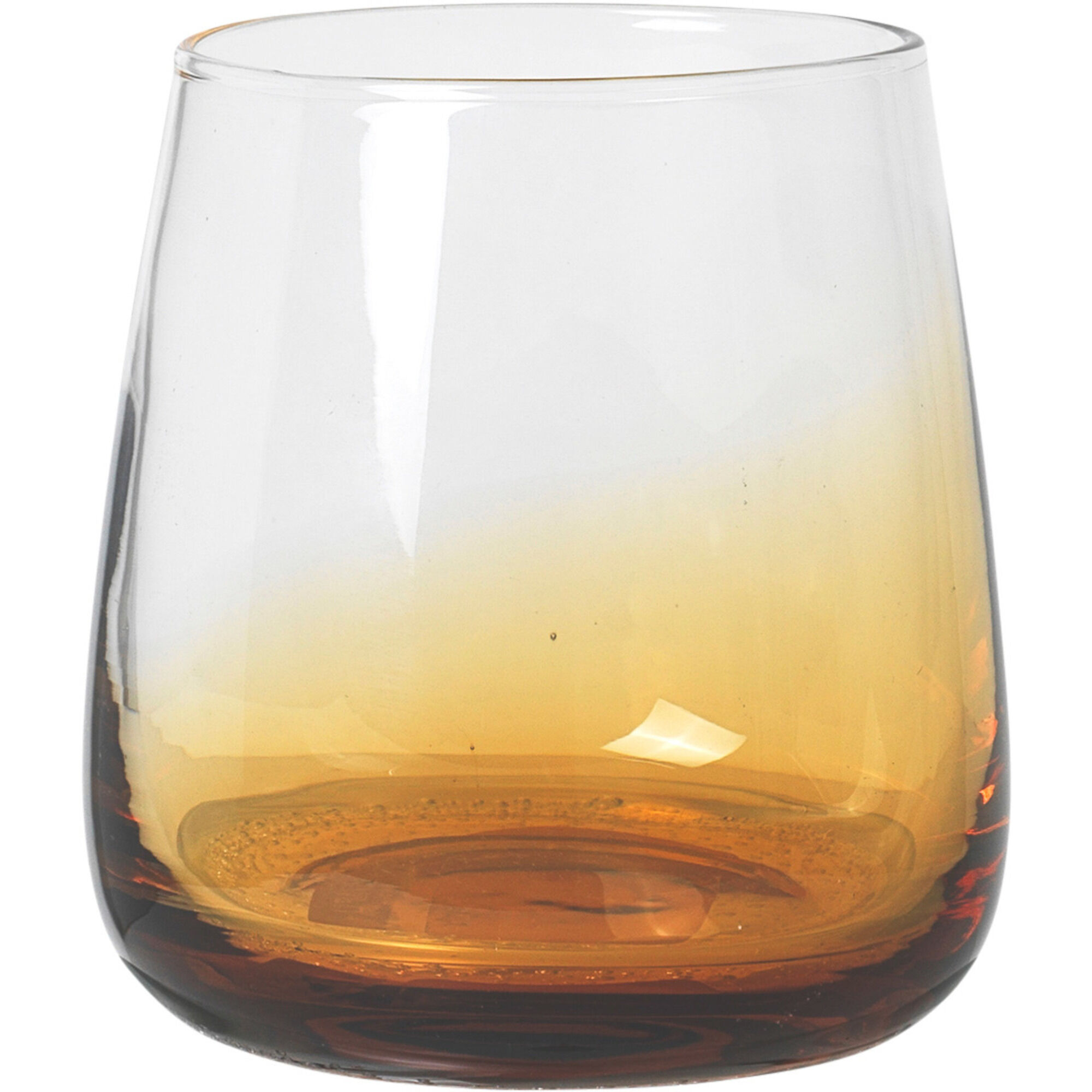 Broste 35 Cl  Amber Mundblæst Drikkeglas