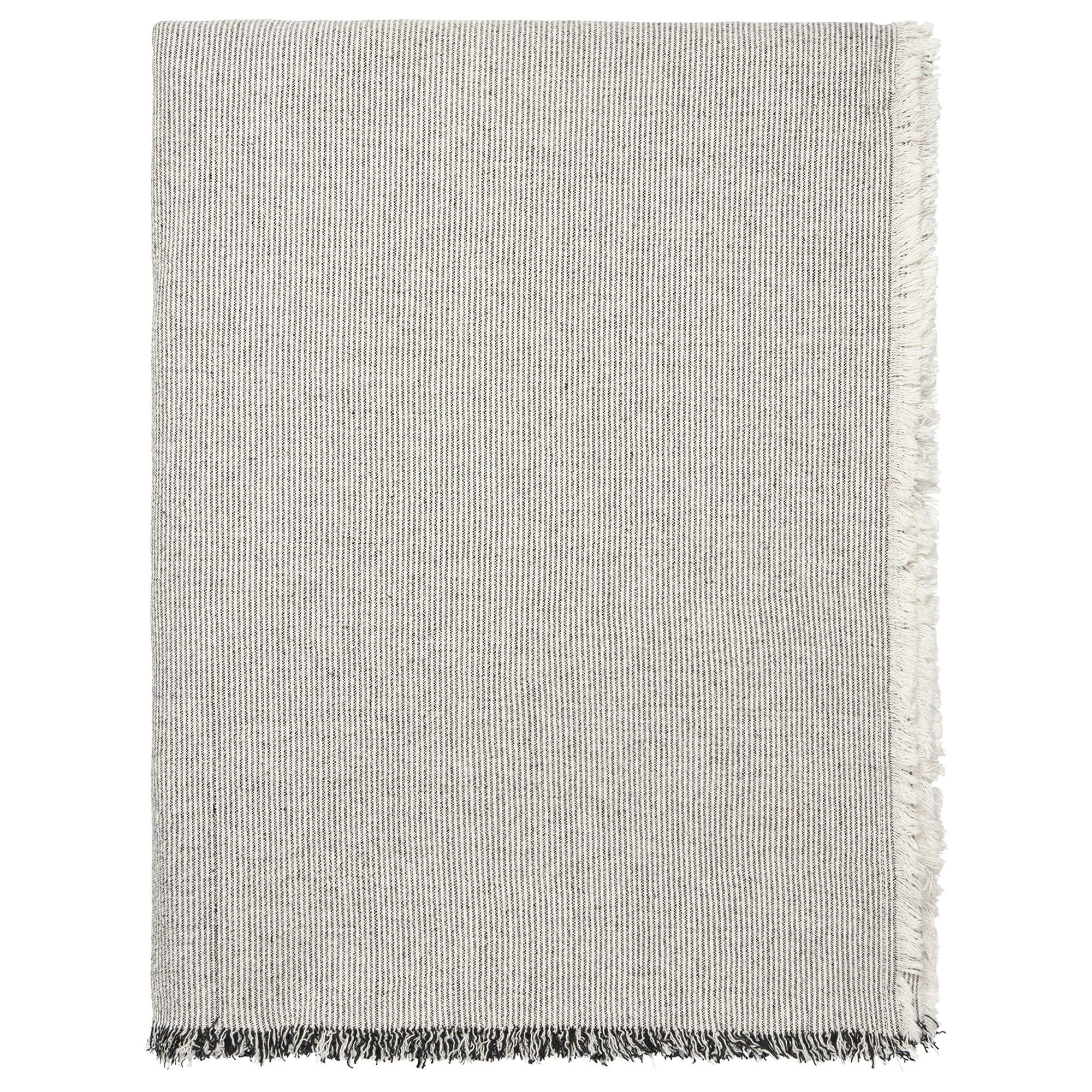 Broste Elouise Dug 200   160 Cm  Black Offwhite