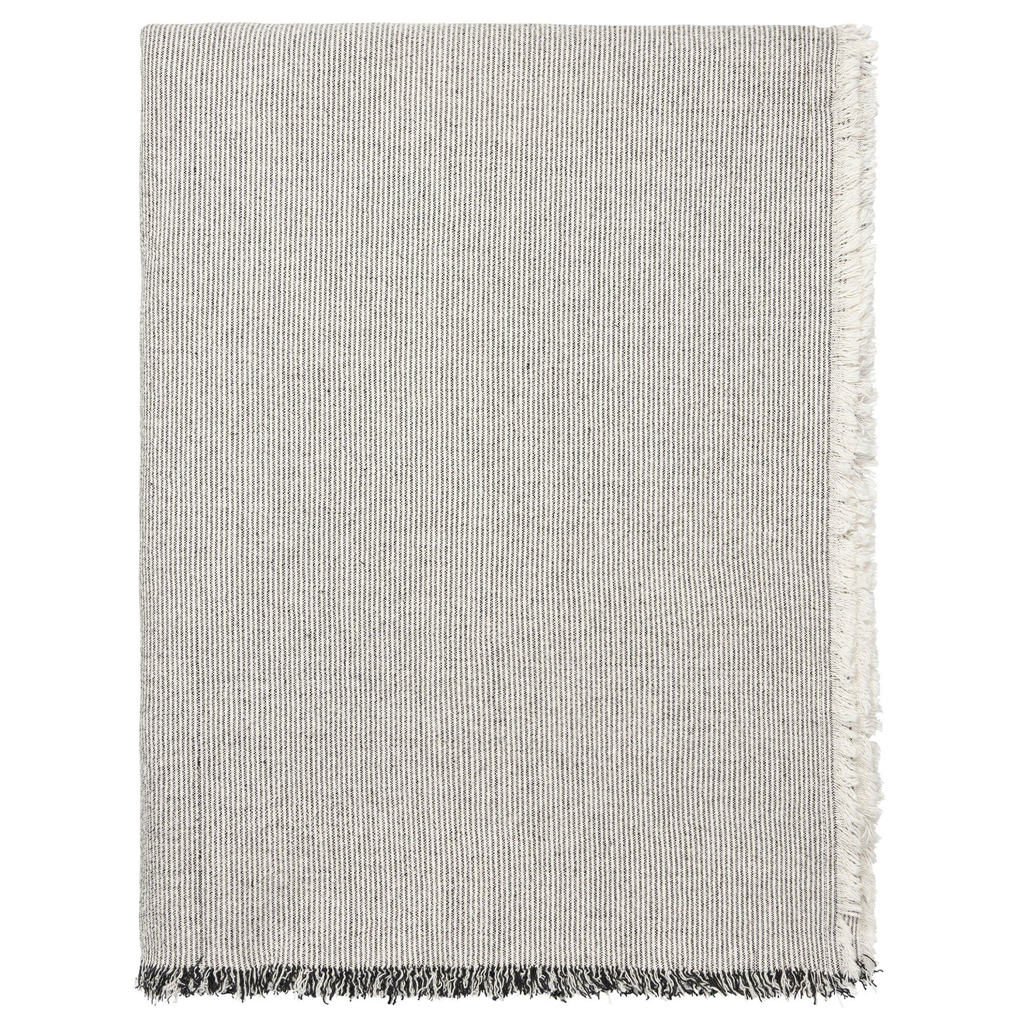 Broste Elouise Dug 300   160 Cm  Black Offwhite
