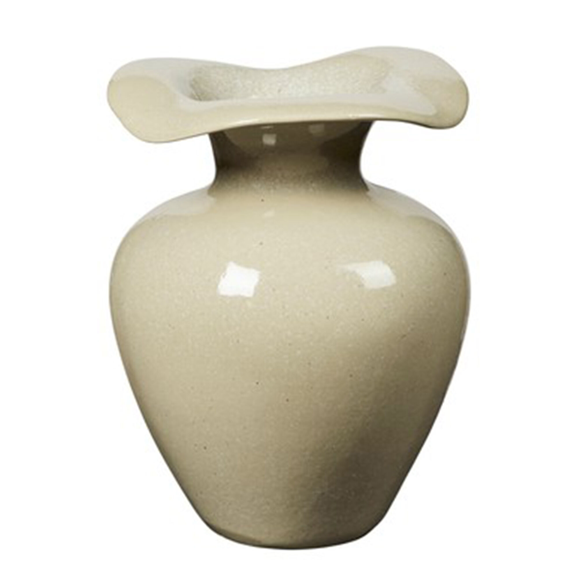 Broste Florentina Vase    Beige
