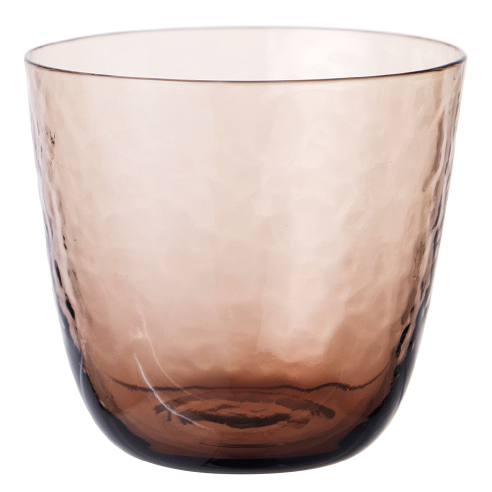 Broste Hamret Drikkeglas  Brun