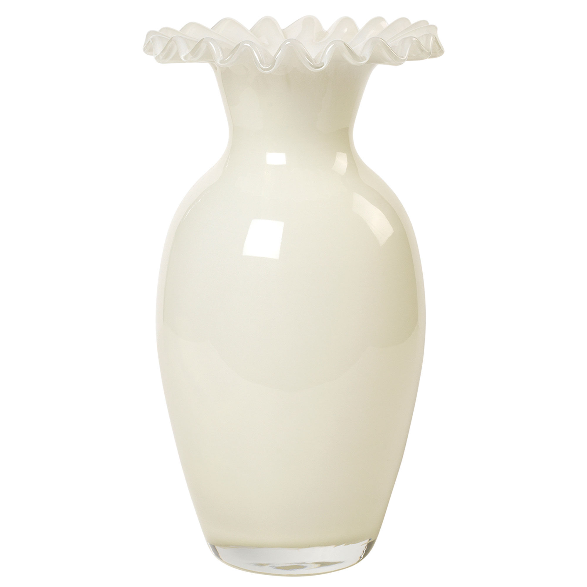 Broste Jasmin Vase  Offwhite