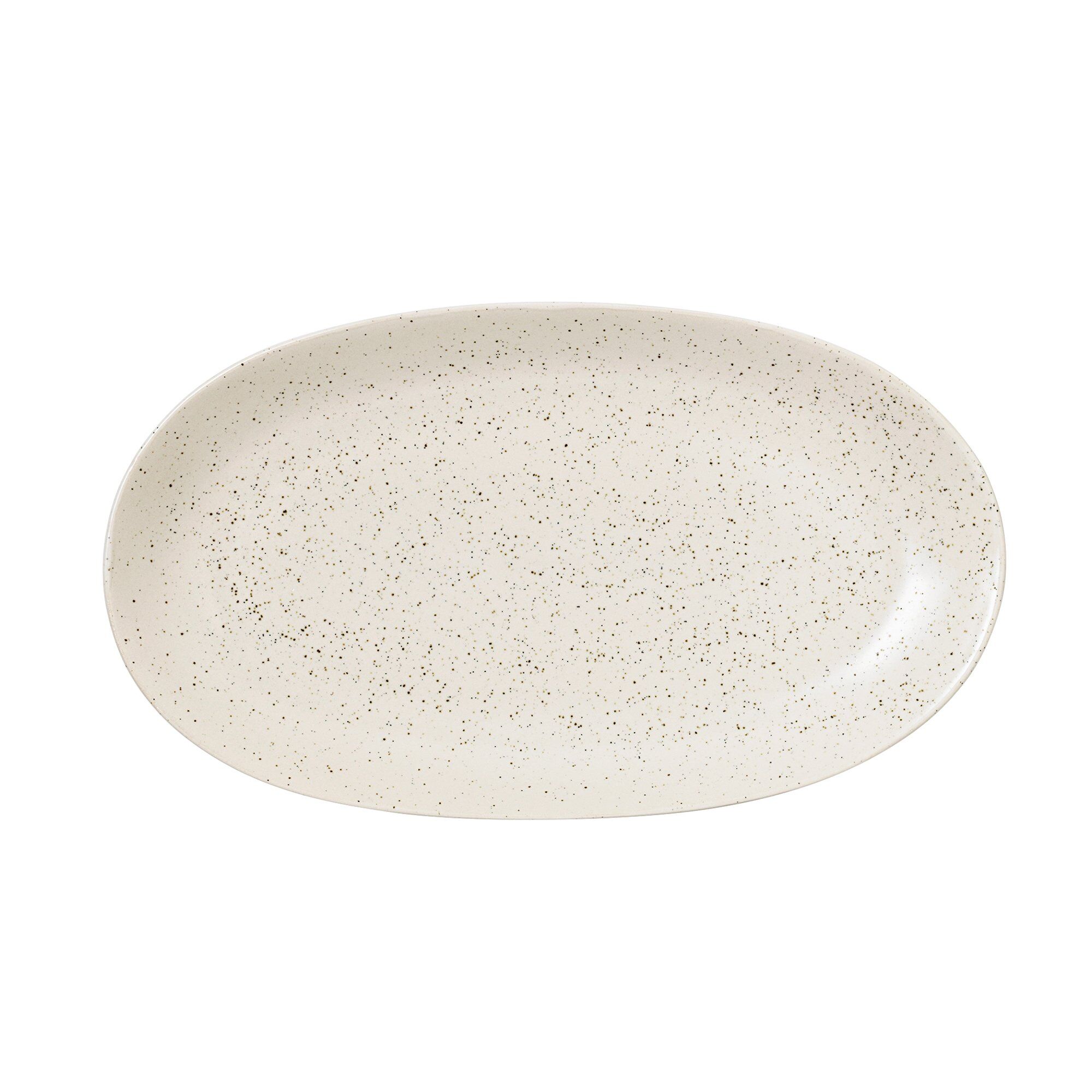 Broste Nordic Vanilla Oval Tallerken 30   17 Cm