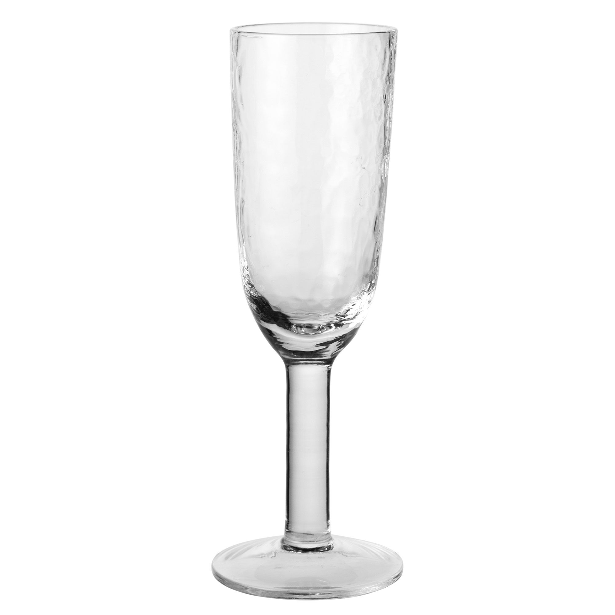 Broste Slået Champagneglas  Klart