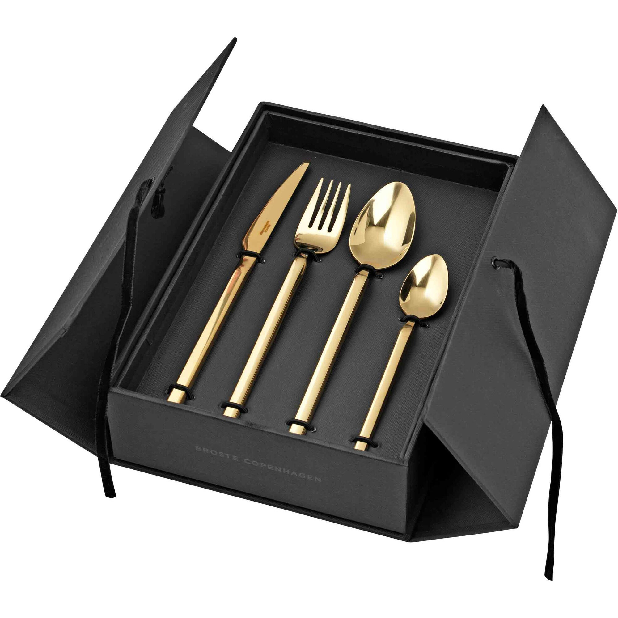 Broste Tvis Titanium Rose Gold  Bestiksæt    16 Dele