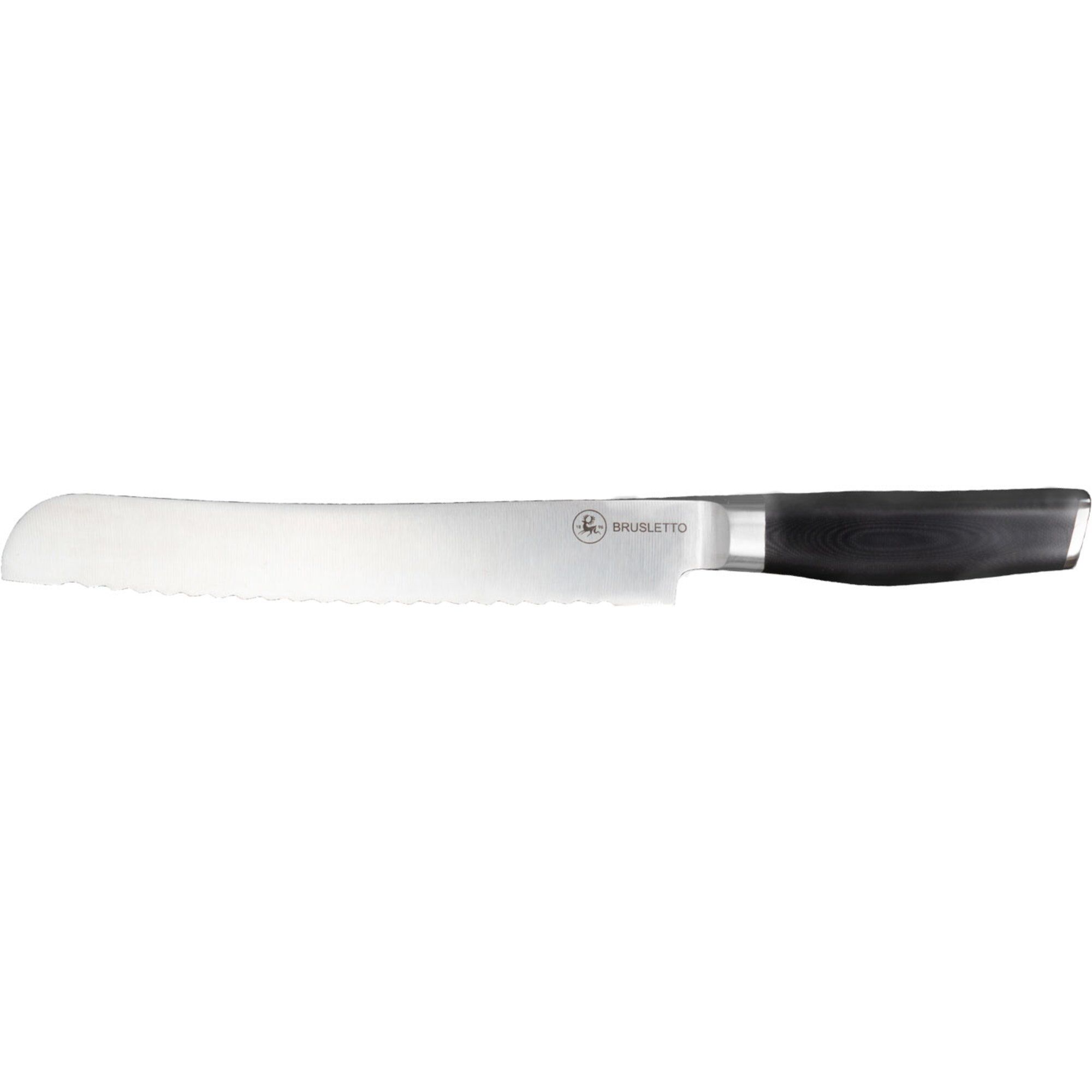 Brusletto Brødkniv  23 Cm  Sort