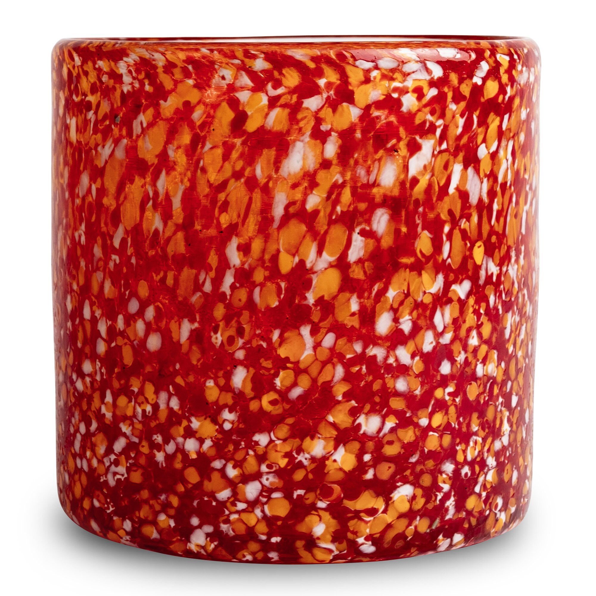 Byon Calore Fyrfadsstage Medium  Rød Orange