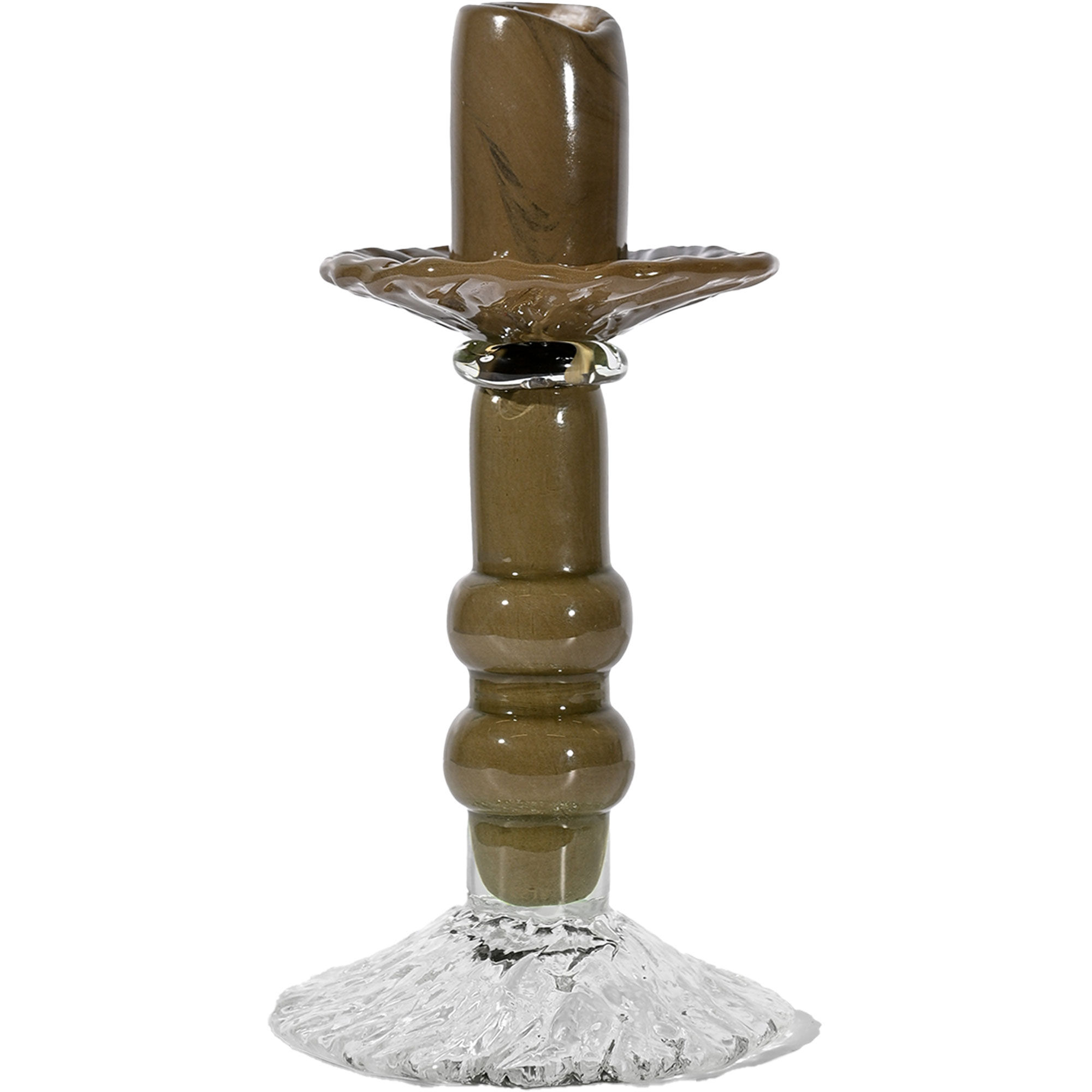 Byon Lara   Lysestage 22 Cm  Grøn Klar