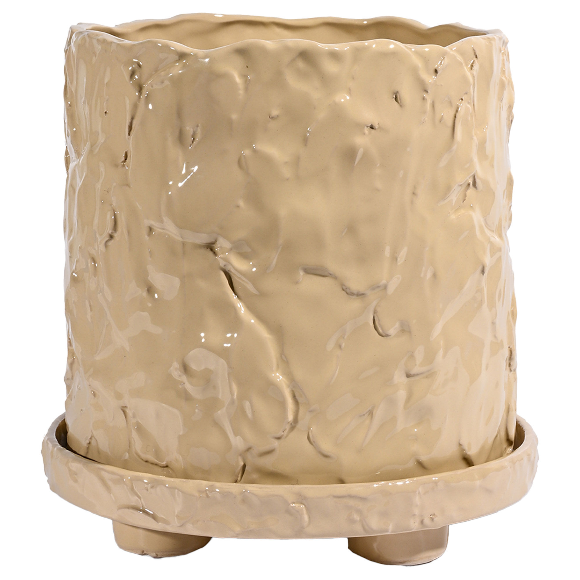 Byon Muddy   Krukke 23x23   Cm  Beige