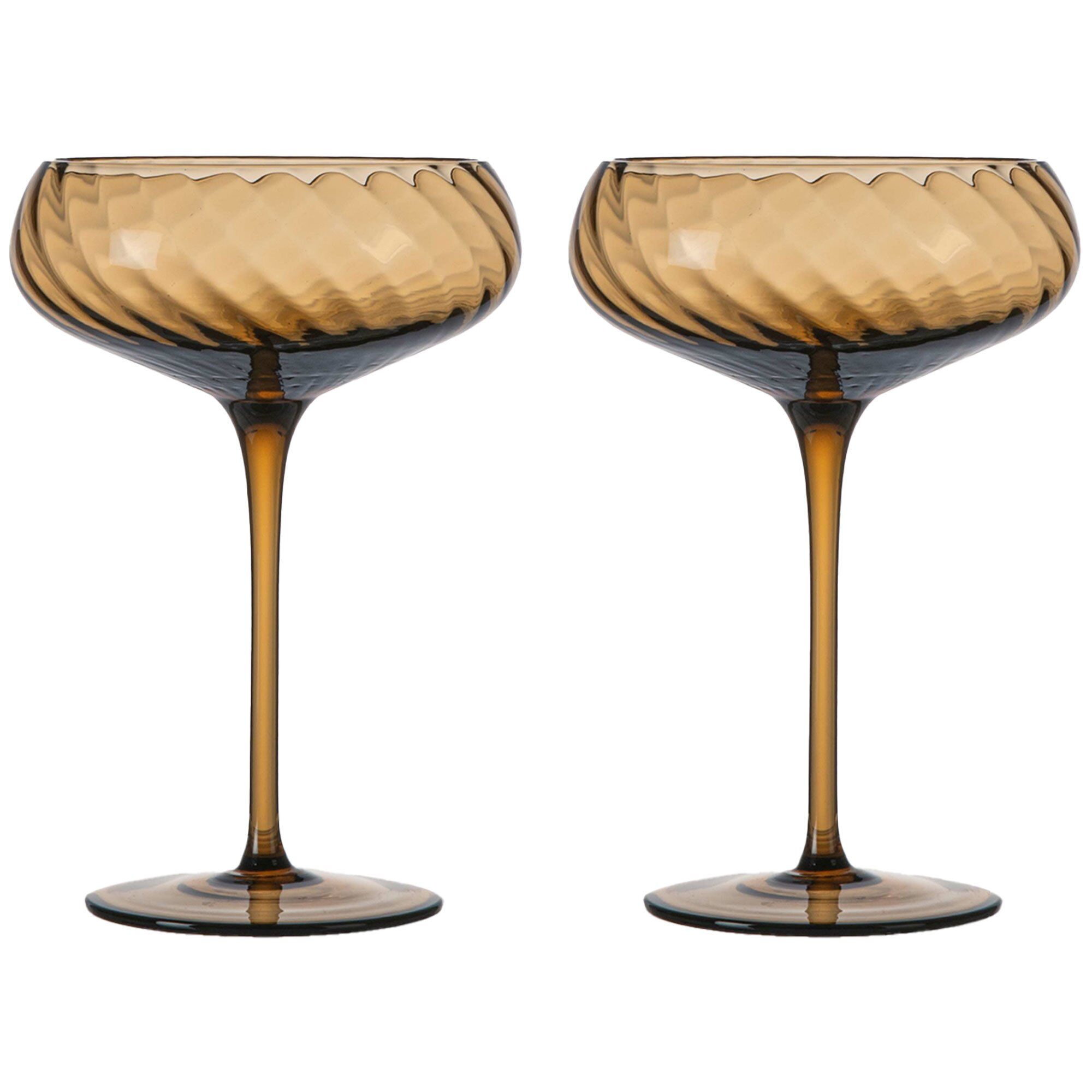 Byon Opacity Champagneglas 30 Cl  Brun   -pack