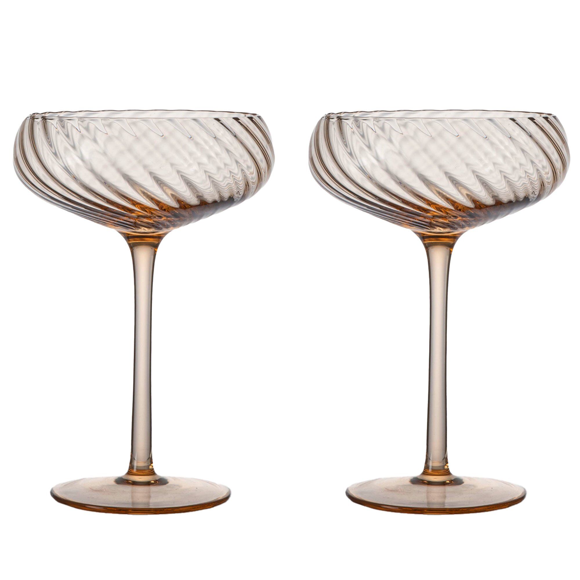 Byon Opacity Champagneglas 30 Cl  Peach   -pack