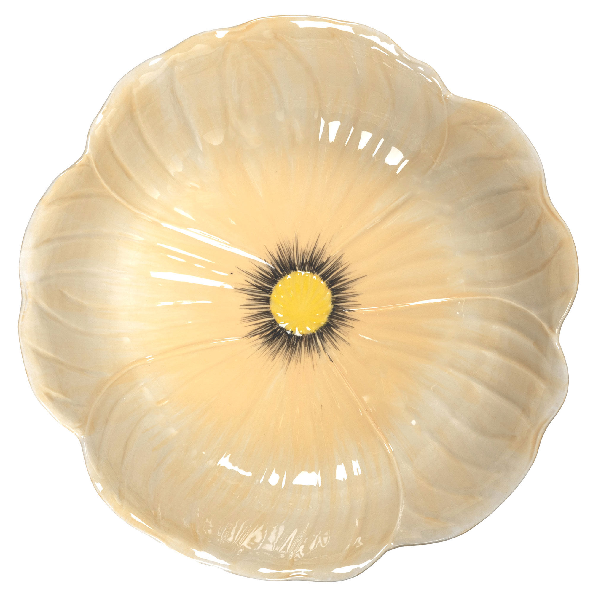 Byon Poppy Kagefad På Fod ø26 Cm  Beige