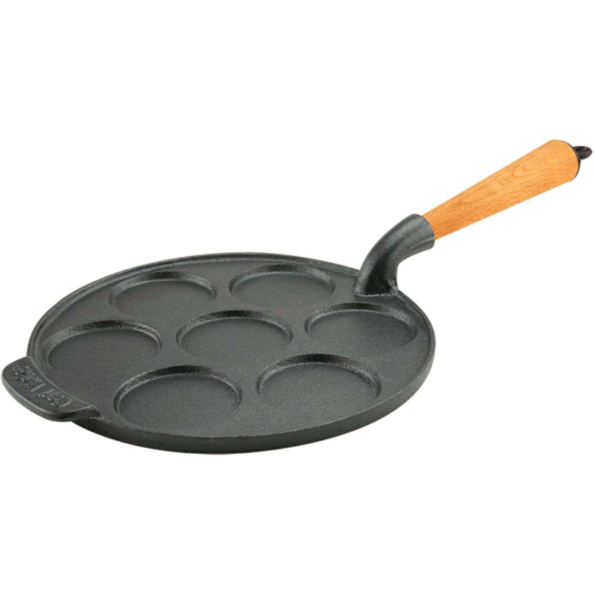 Carl Victor Blinisjern   Støbejern 23 Cm  Håndtag   Bøg